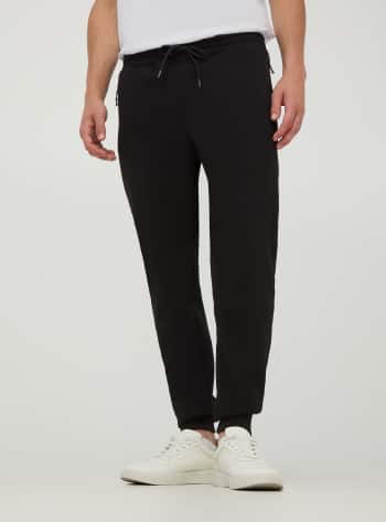 Pantalone tuta in tessuto tecnico Nero Acquista Online Terranova