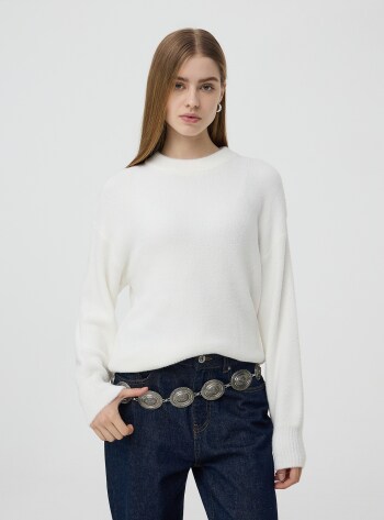 Maglia con pelo outlet