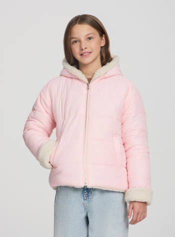 PINKO Giubbino Impermeabile TREKKING Con Cappuccio Rosa [Donna] Elsa