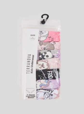 Lot de 7 slips avec inscription jours de la semaine Multicolor Achetez en ligne Terranova