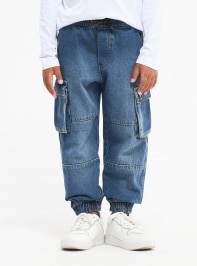 Duge hlače od trapera Dječak 010