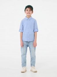Риза дълъг ръкав Детски дрехи за момчета 010