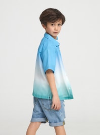 Риза с къс ръкав Детски дрехи за момчета 010