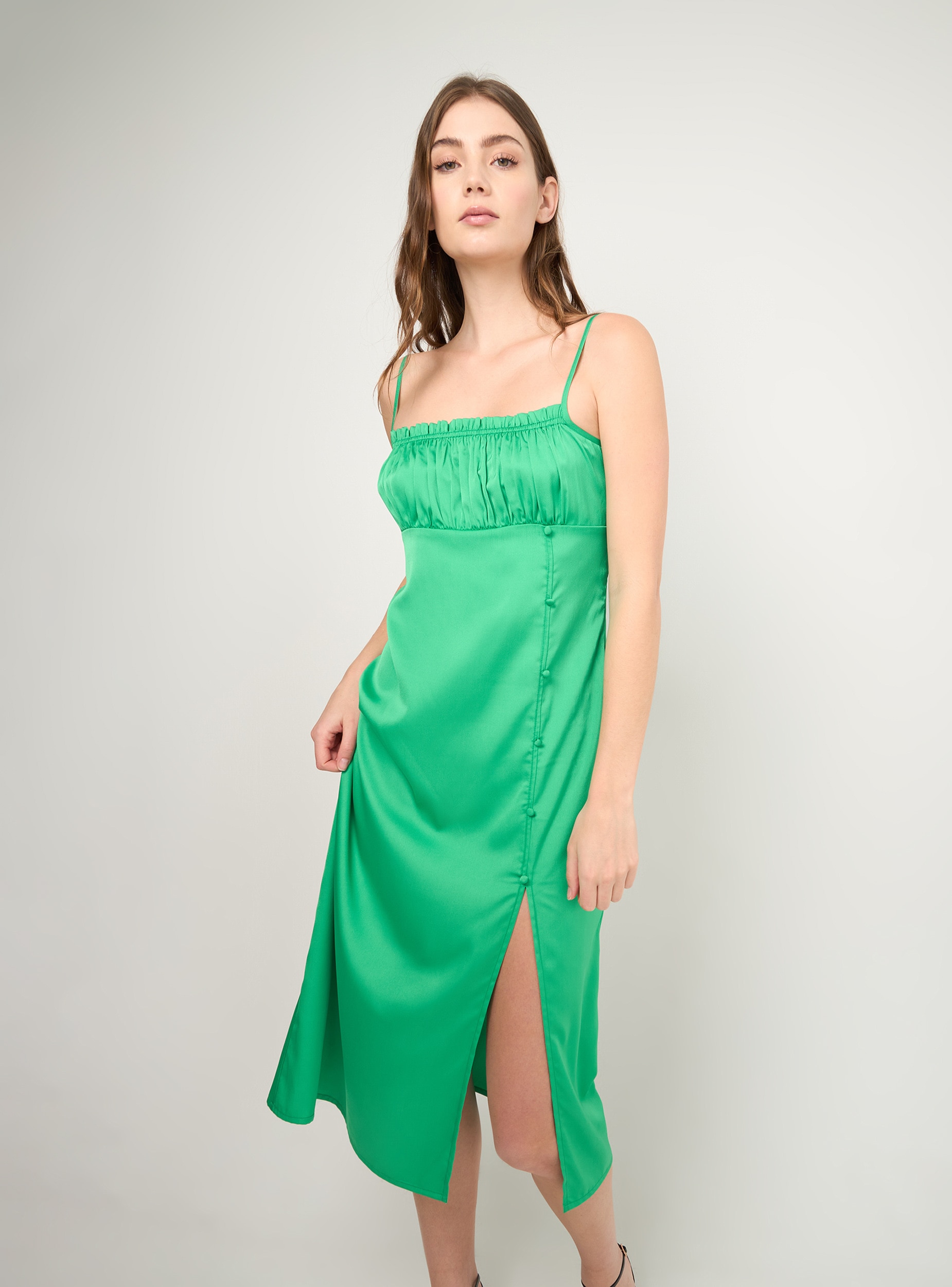 Green emerald Lingerie dress Buy Online Terranova