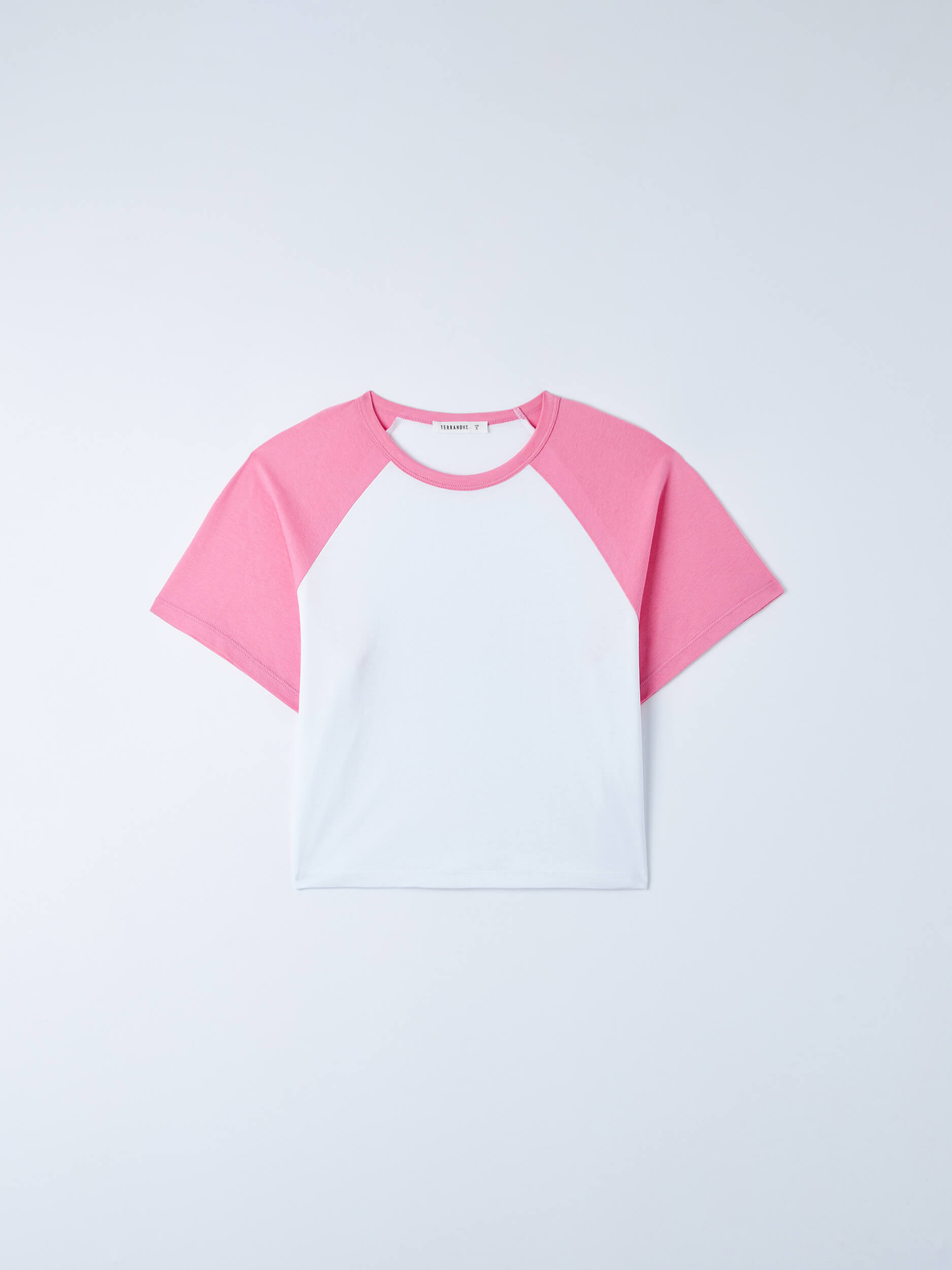 crop top baseball tee short sleeve