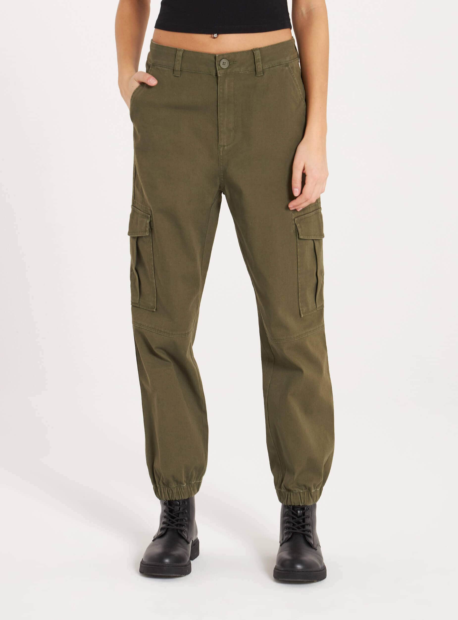 green army cargo pants