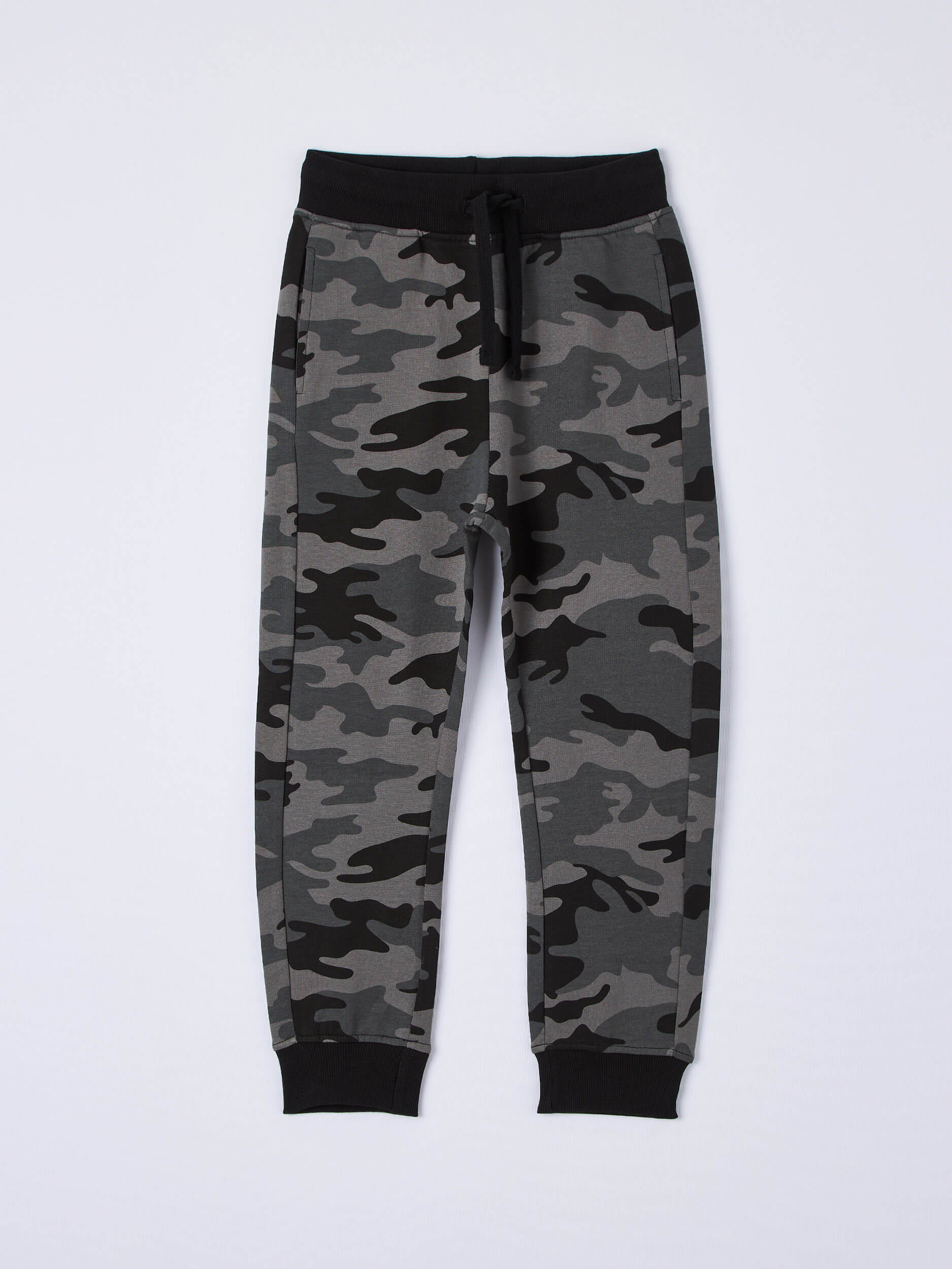 camouflage jogging bottoms