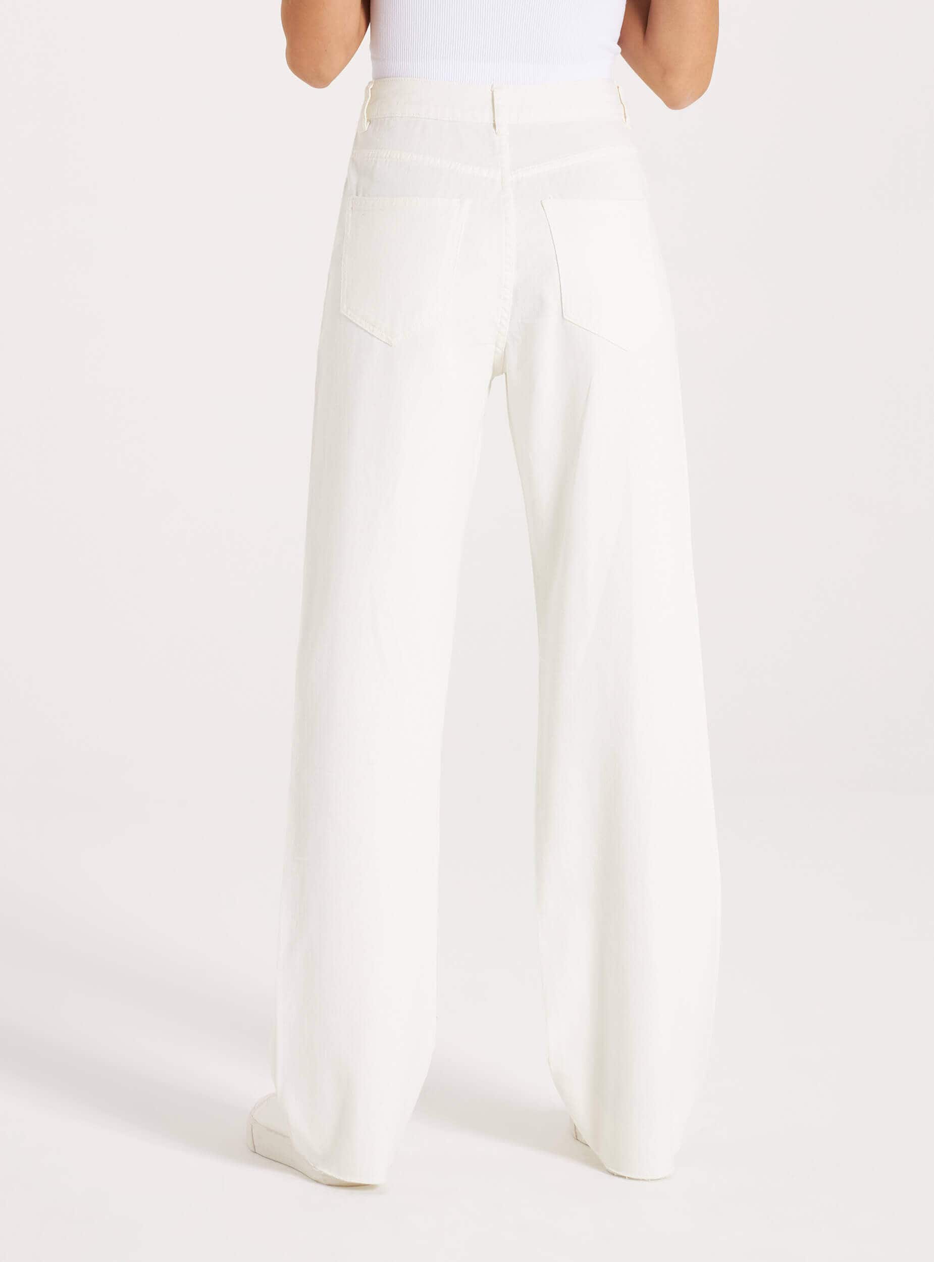 Pantalon wide legs femme Clearance