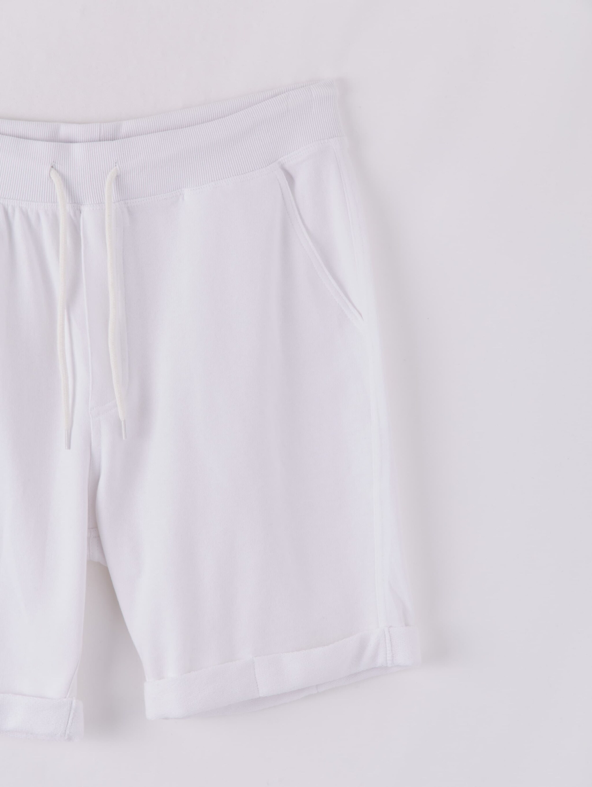 Blanco Optico Shorts De Gimnasia Basicos Terranova