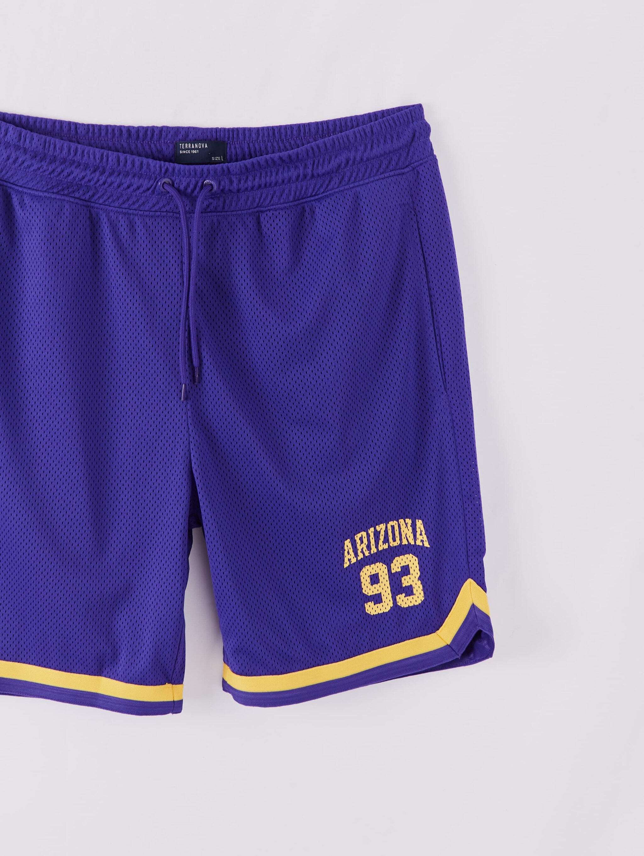 Basketball Shorts With Print Violet Acquista Online Terranova