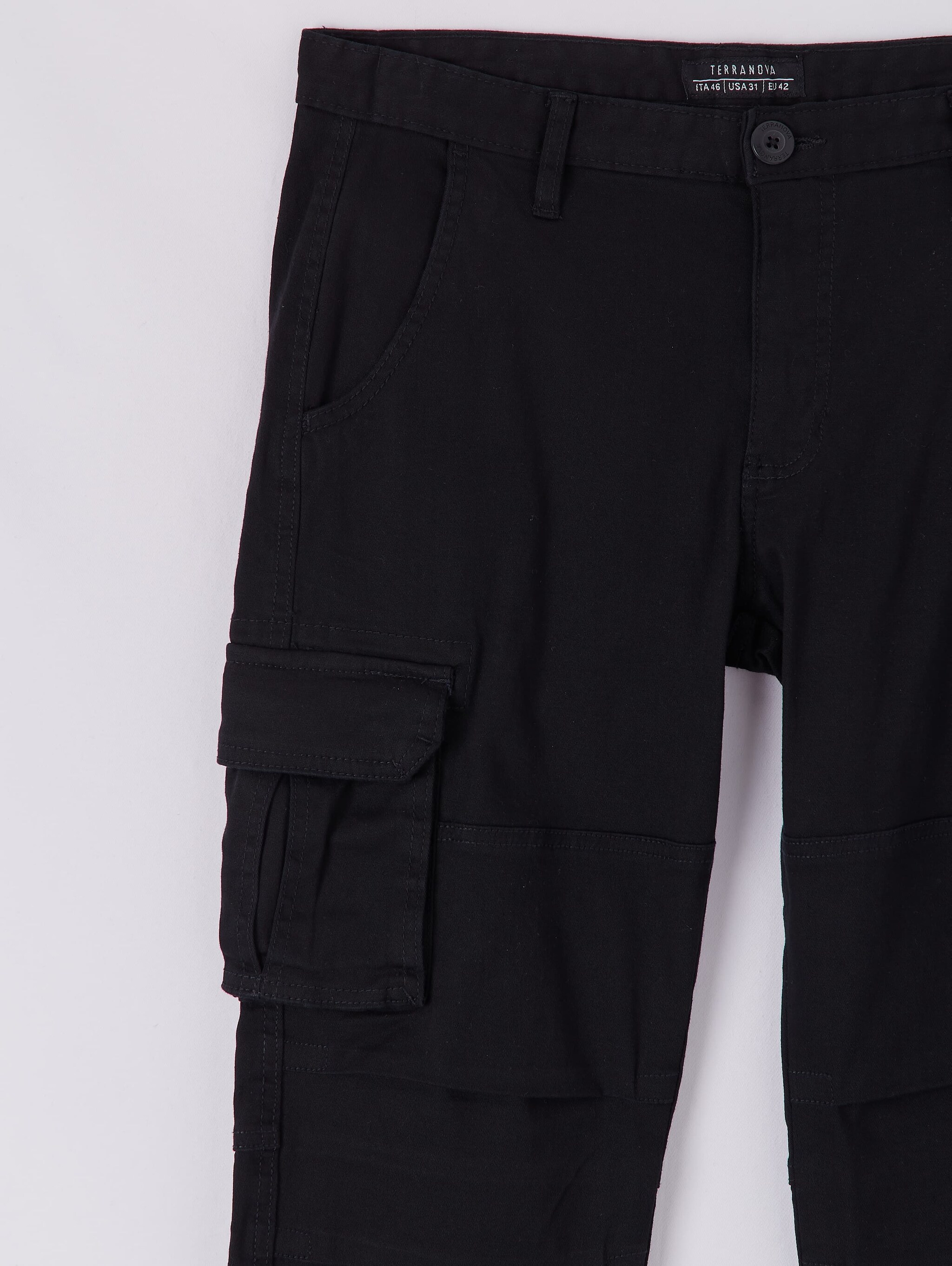 all black cargo pants