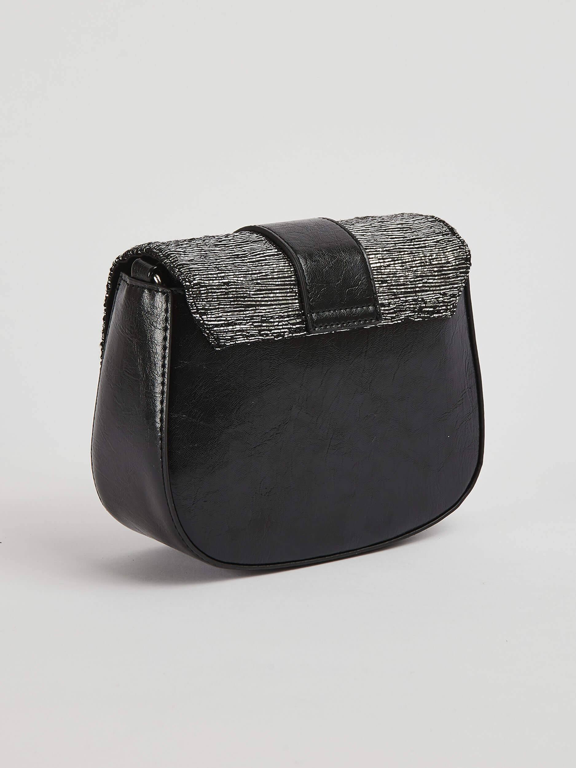 silver cross body bag