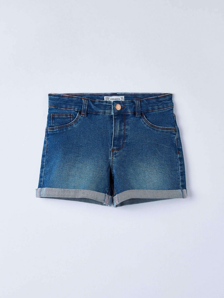 Pantalone Jeans Corto Bambina Terranova