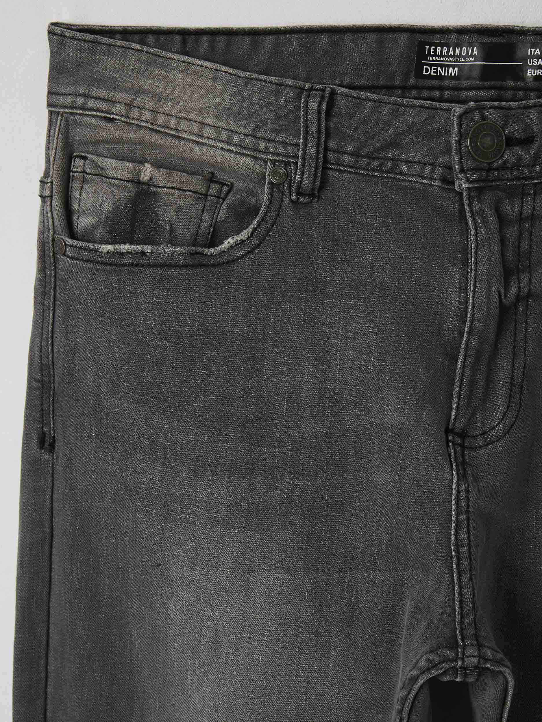 grey denim pants
