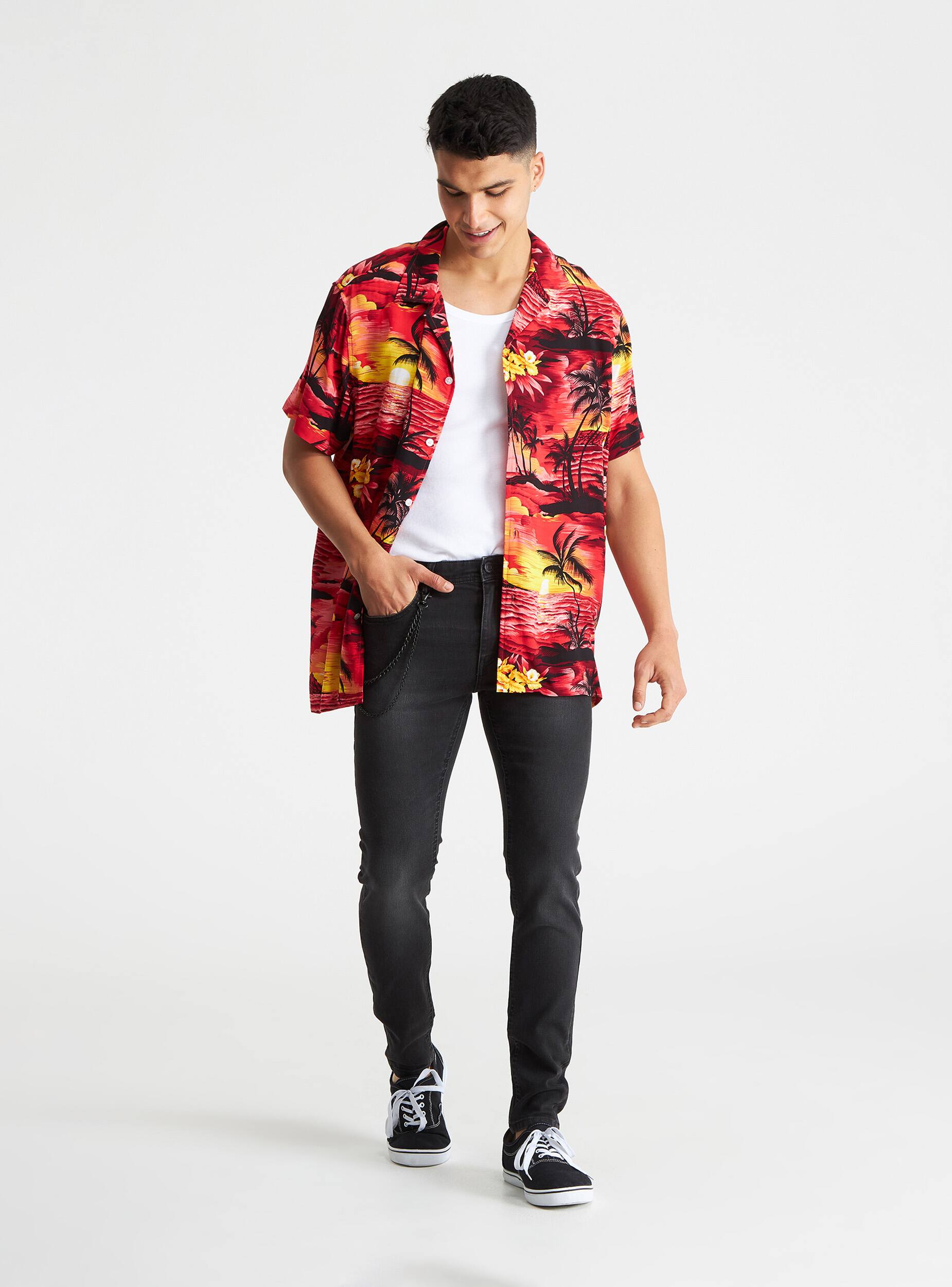 camisas de hombre hawaiana