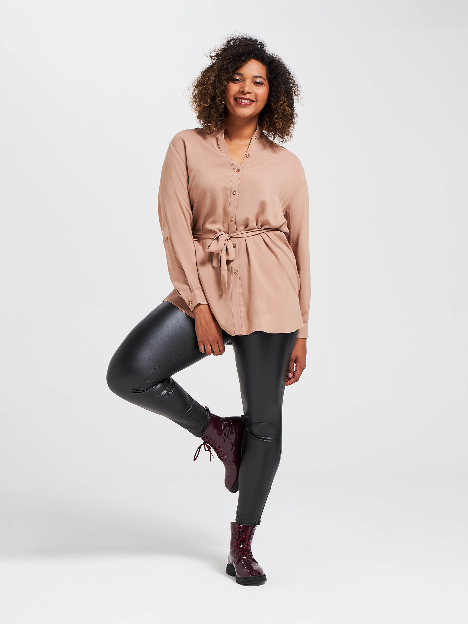 high waisted liquid leggings