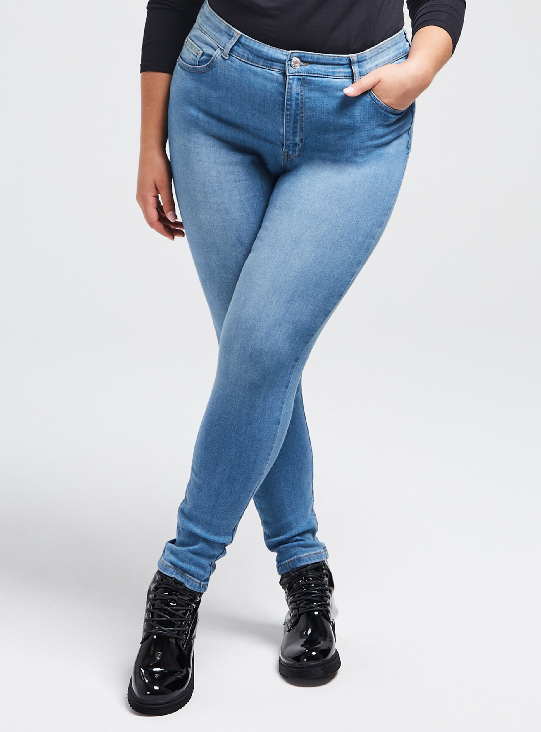 medium blue pants