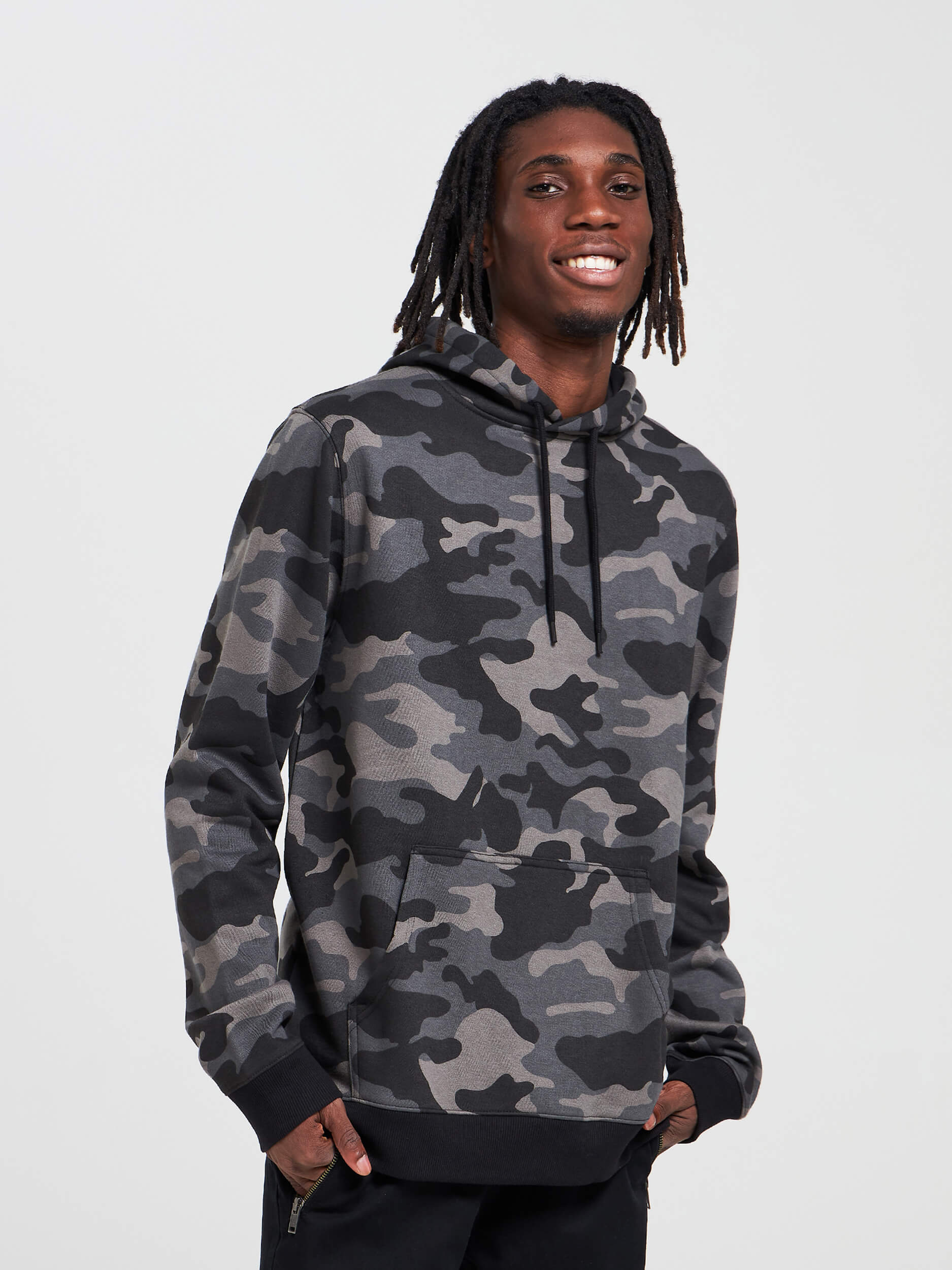 gray camo sweatshirt