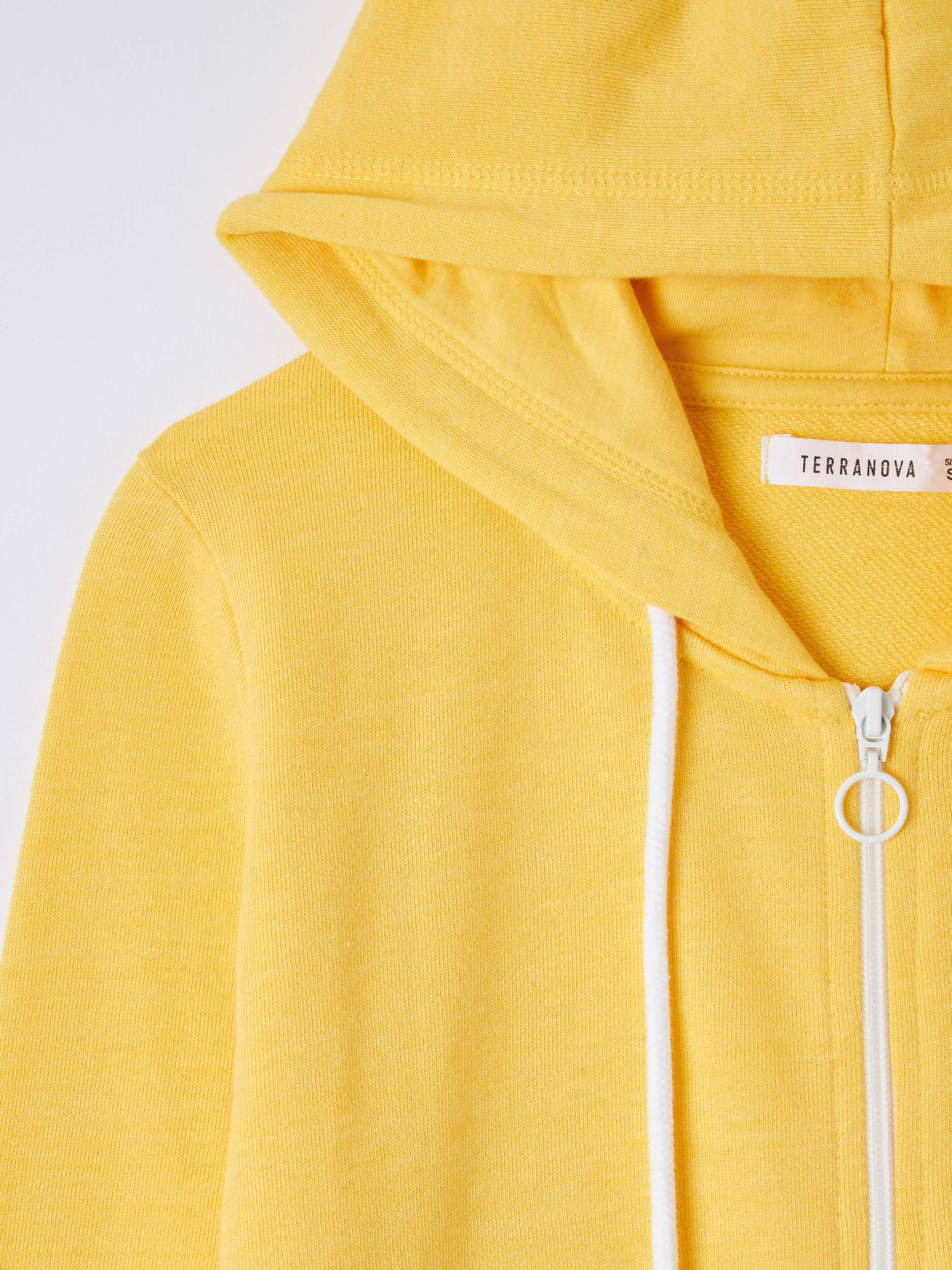 plain yellow sweater