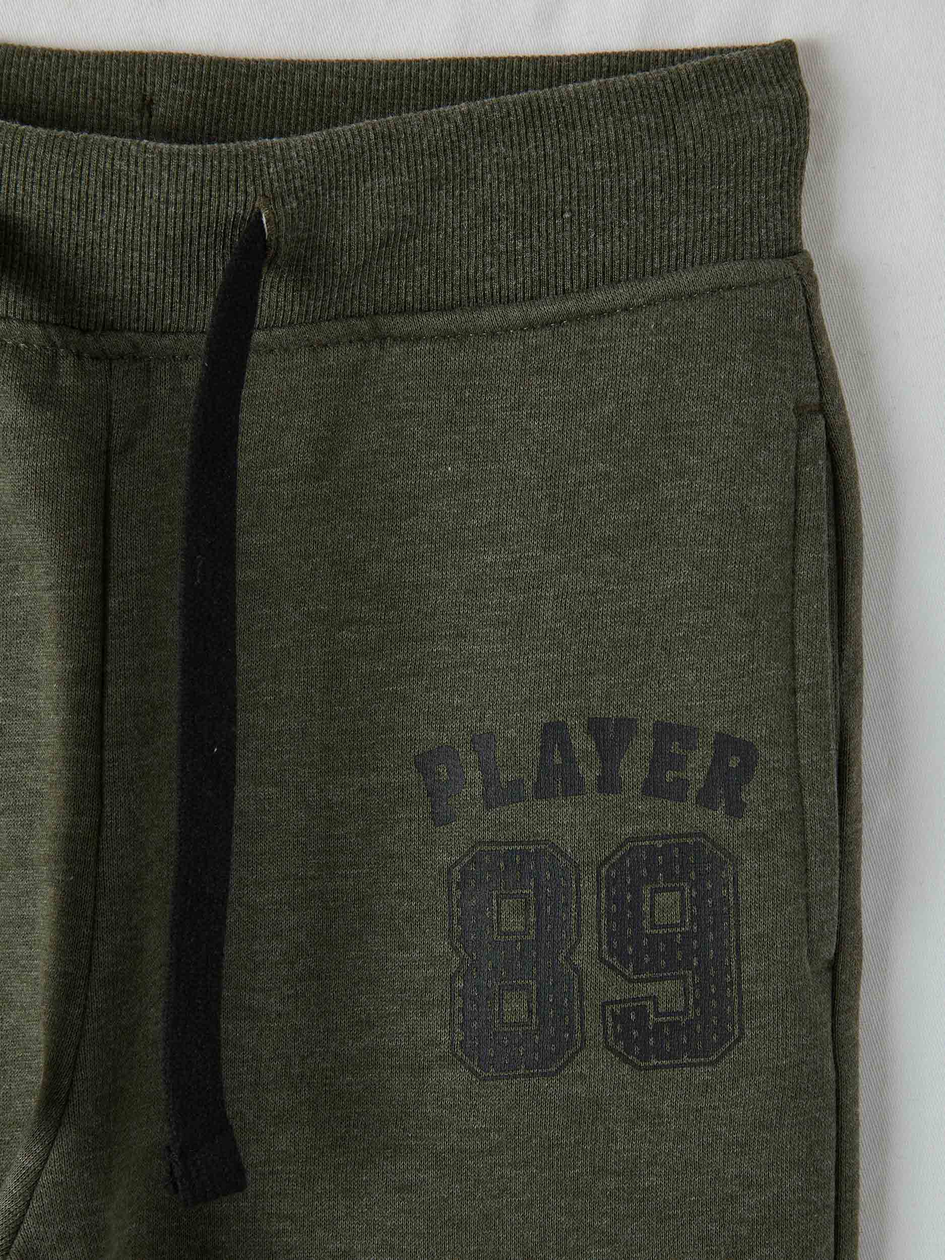 boys green tracksuit bottoms