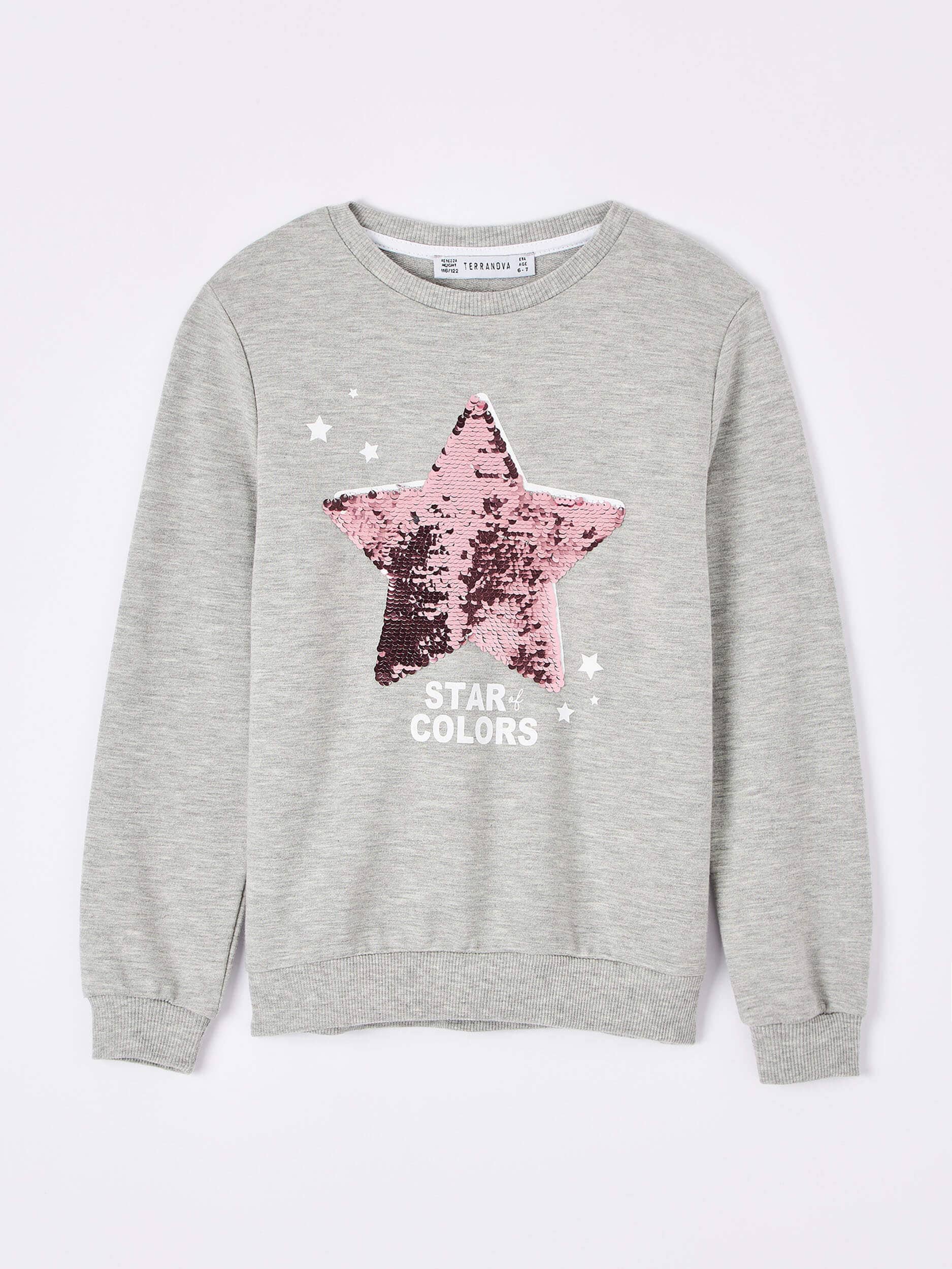 girls sequin sweatshirt
