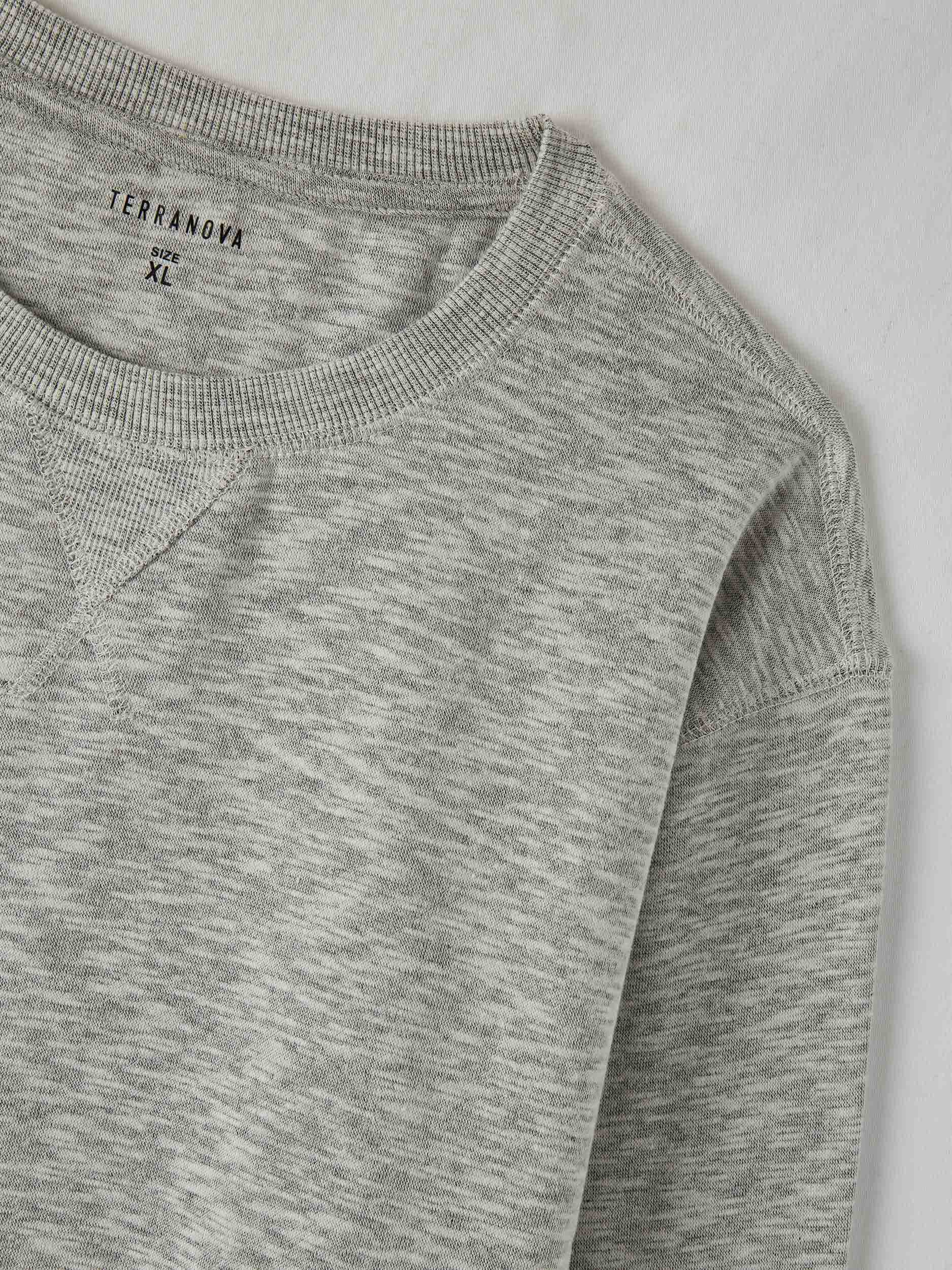 grey sweatshirt no hood