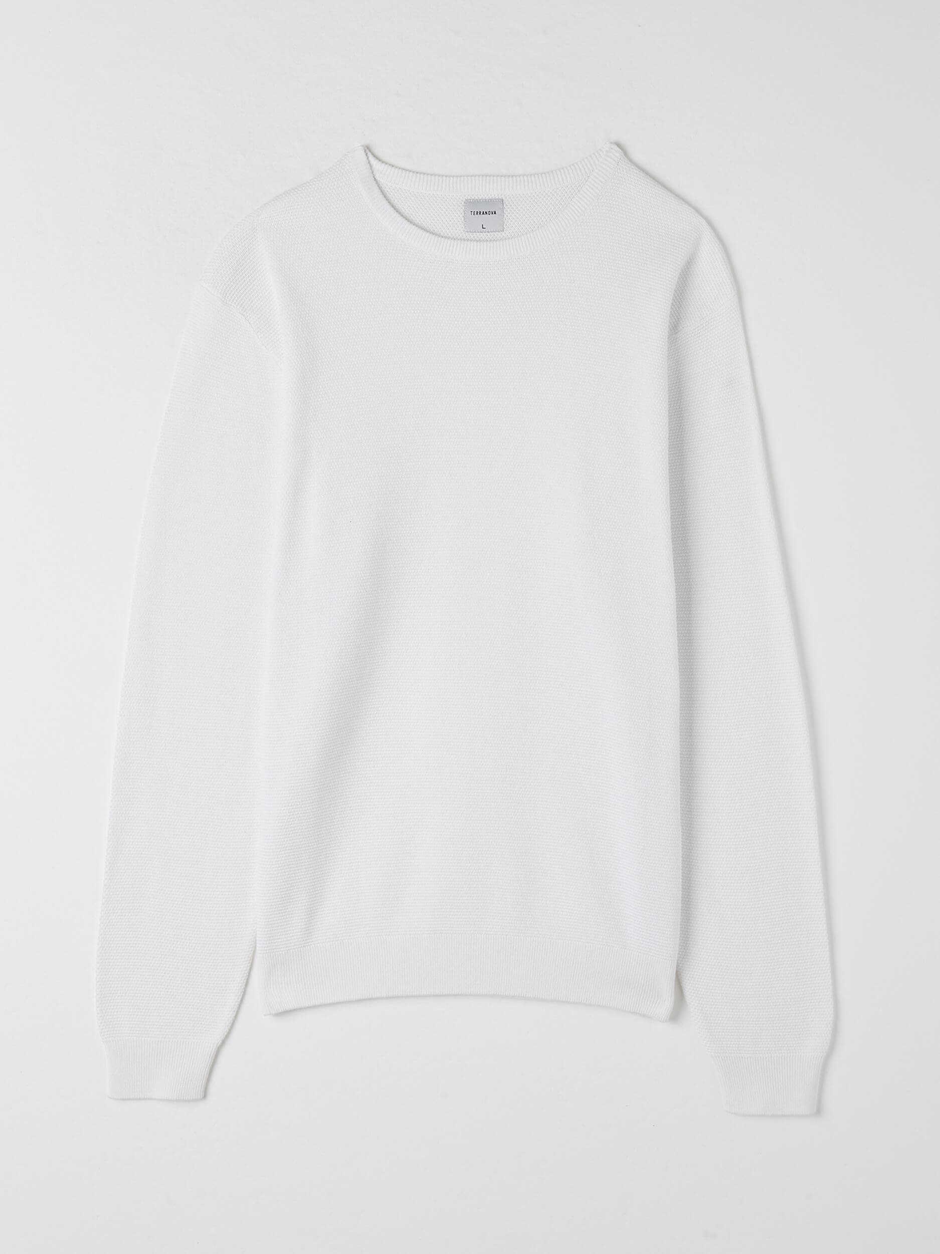 white jumper plain