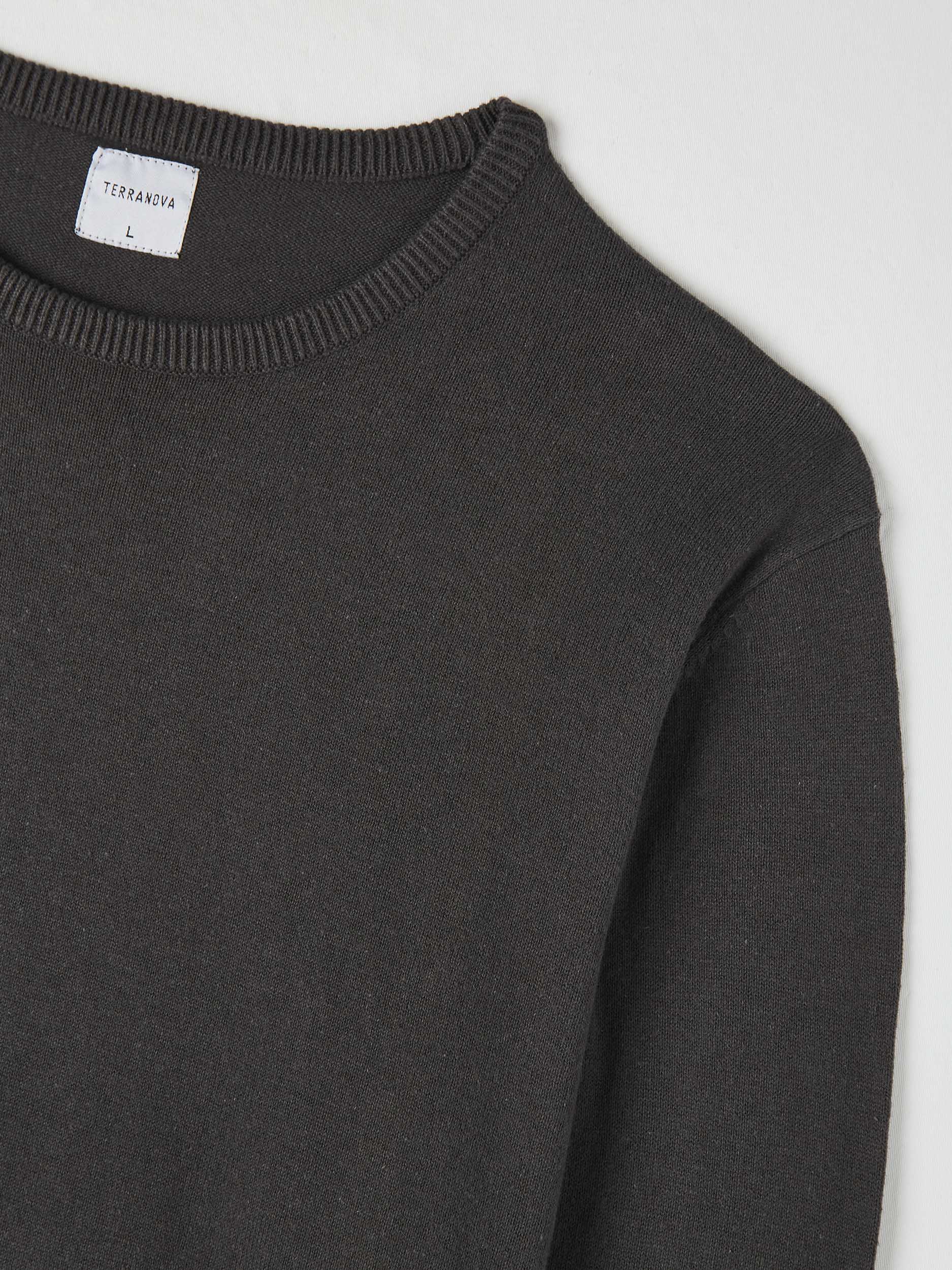 plain cotton sweater