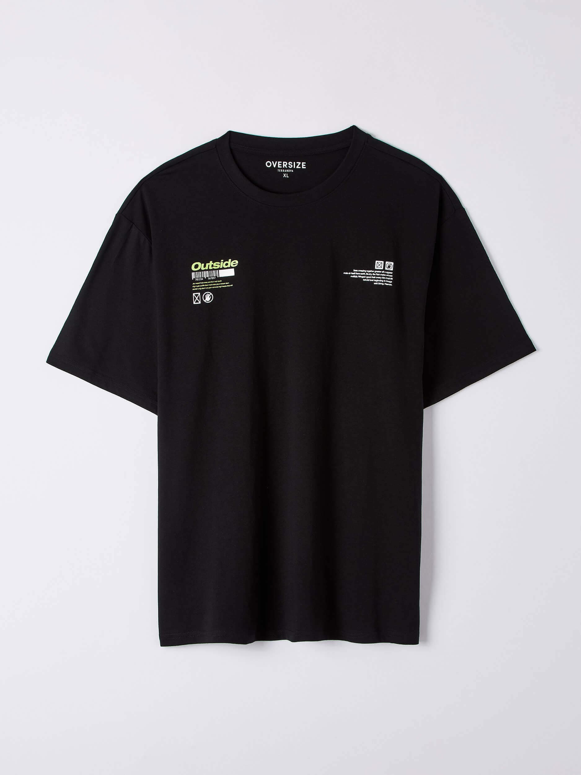 Tee shirt oversize imprimé clearance
