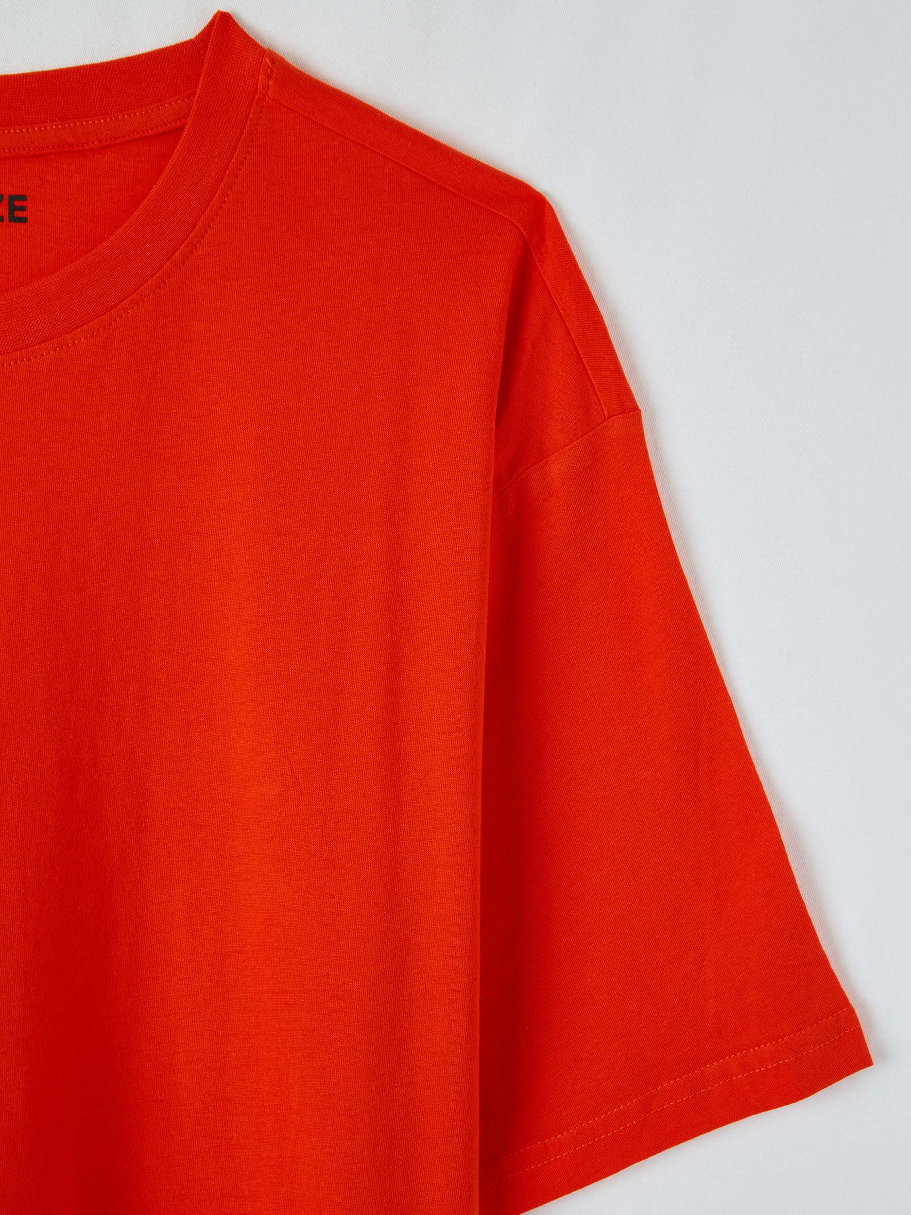 plain orange shirt