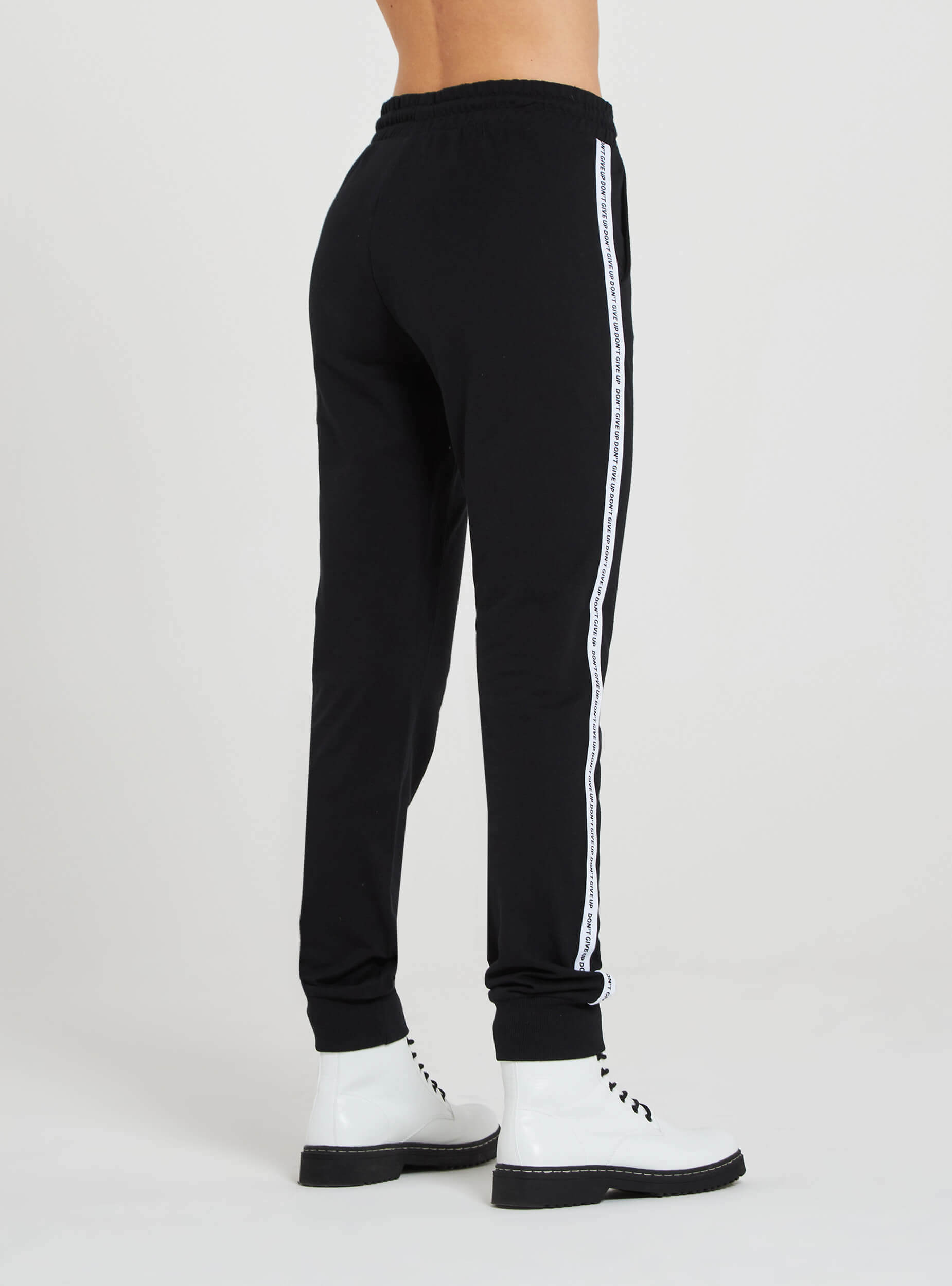 next black jogging bottoms