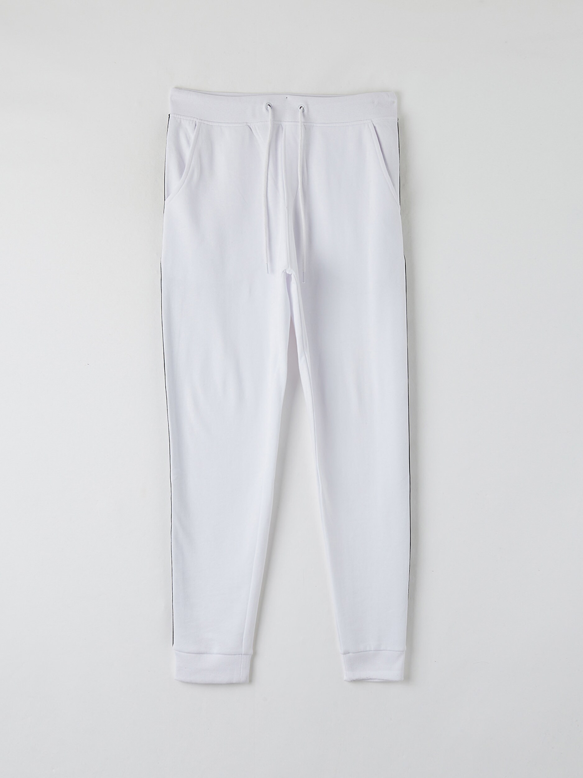 white jogging bottoms