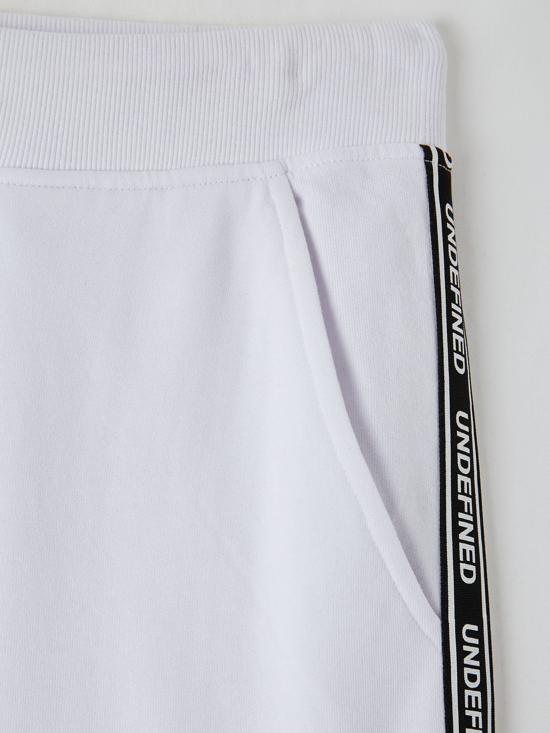 white jogging bottoms