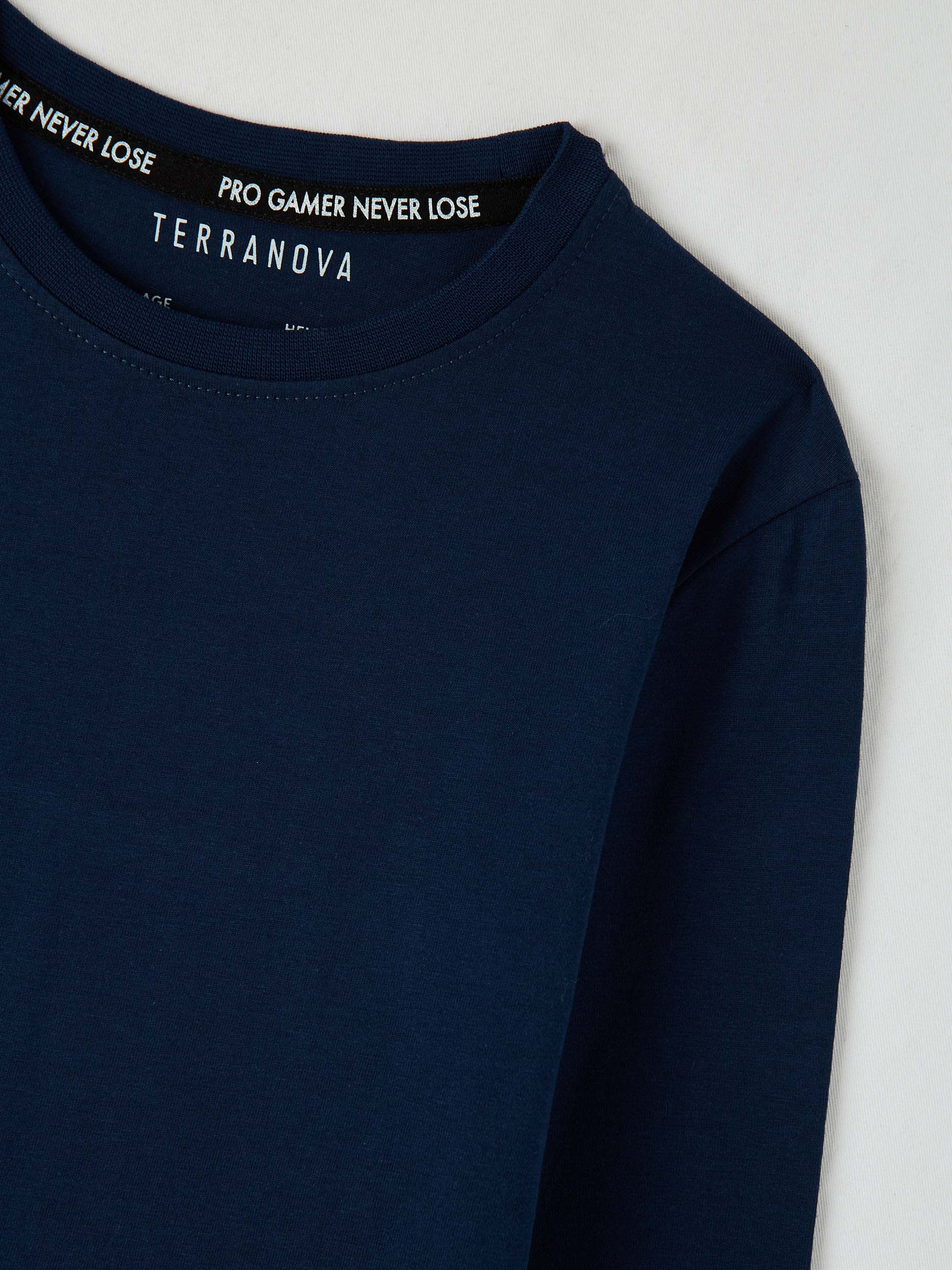 boys plain long sleeve t shirts
