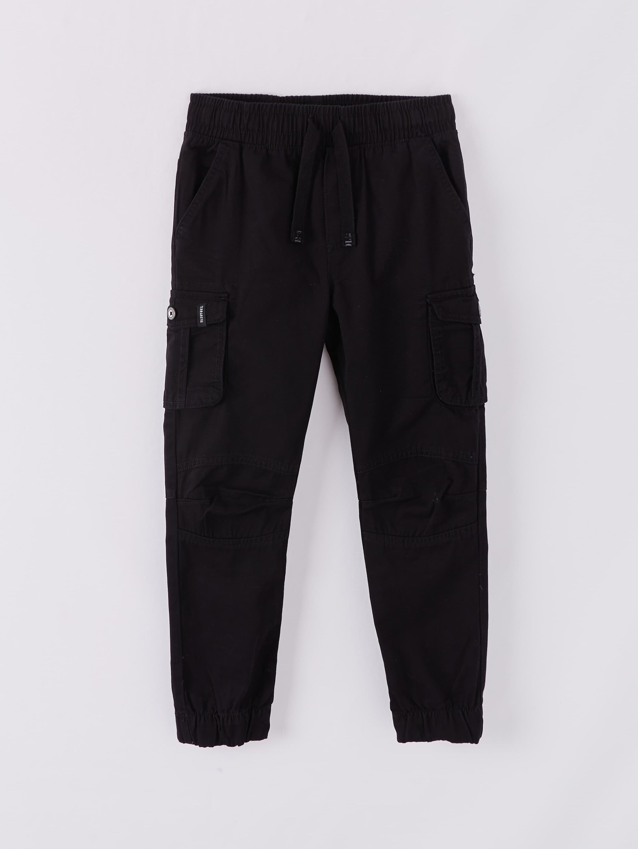 plain black cargo pants