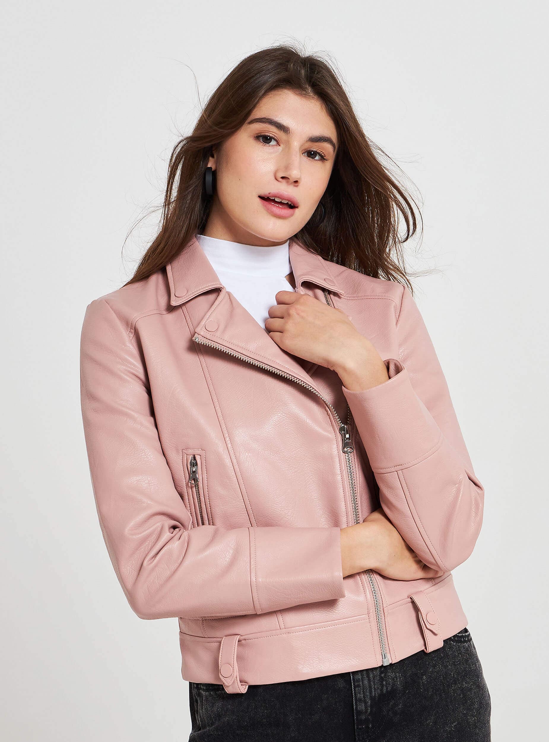 plain pink jacket