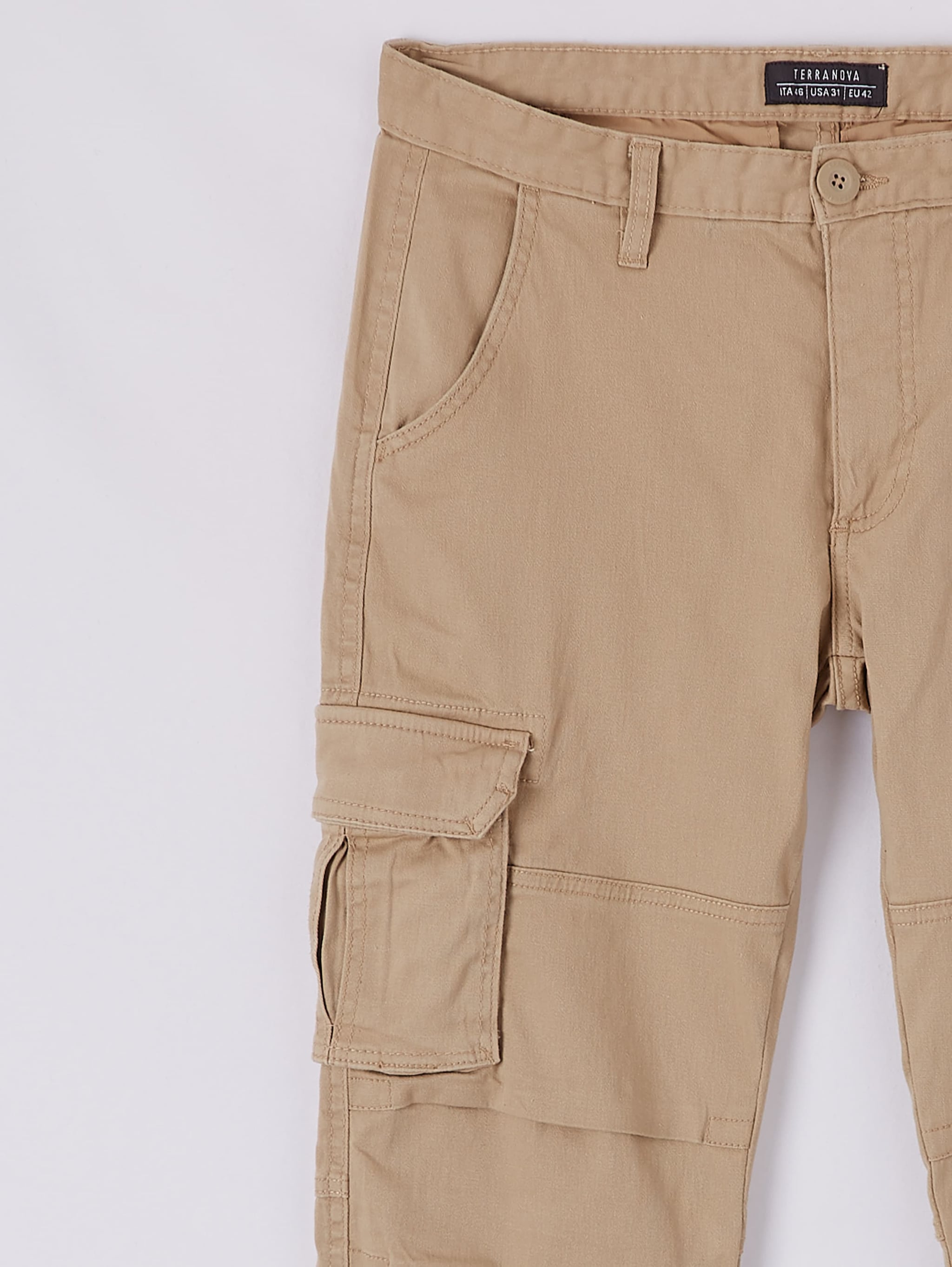 beige cargo jeans