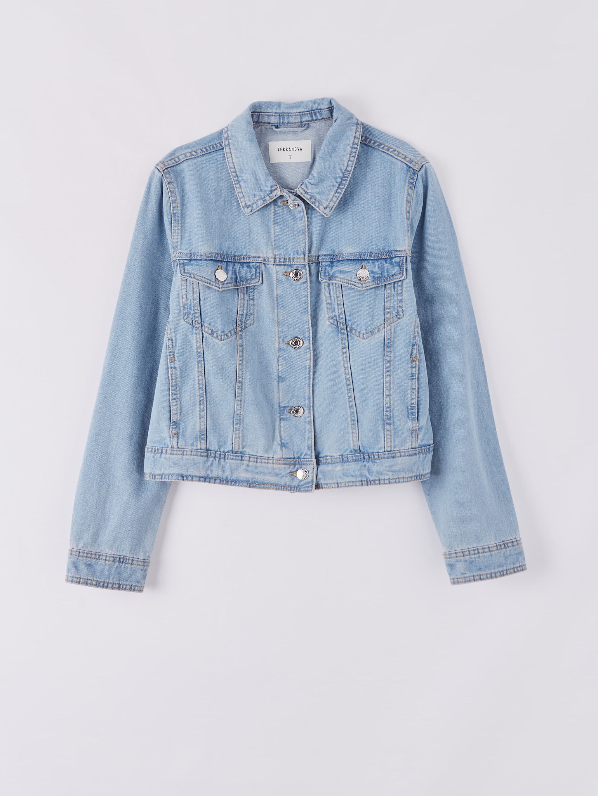 short blue denim jacket