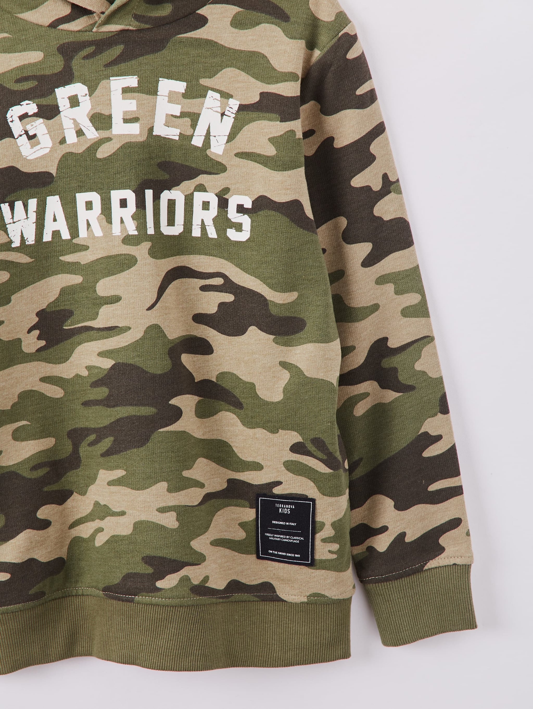 army print sweatshirt