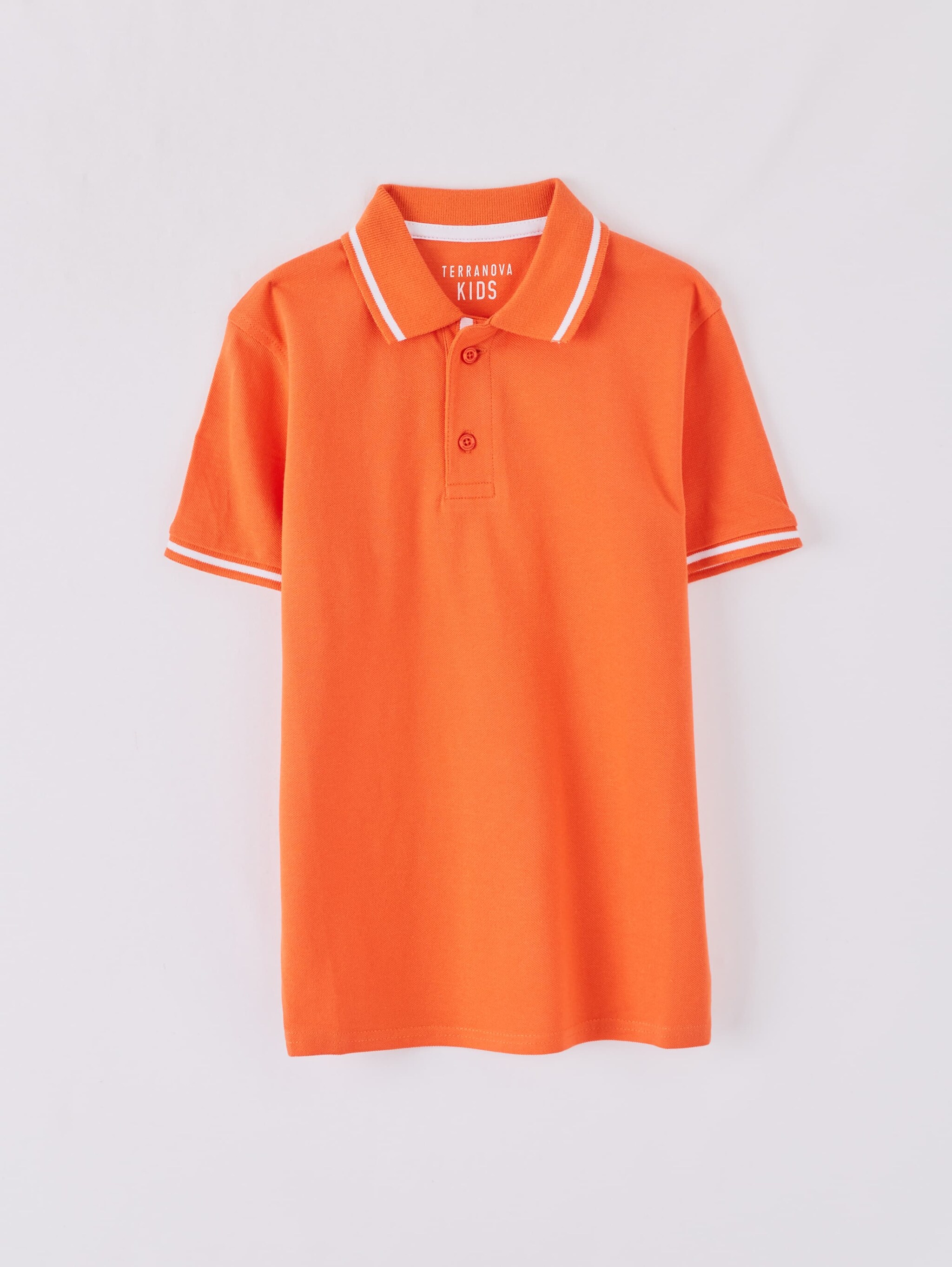 camisa polo naranja