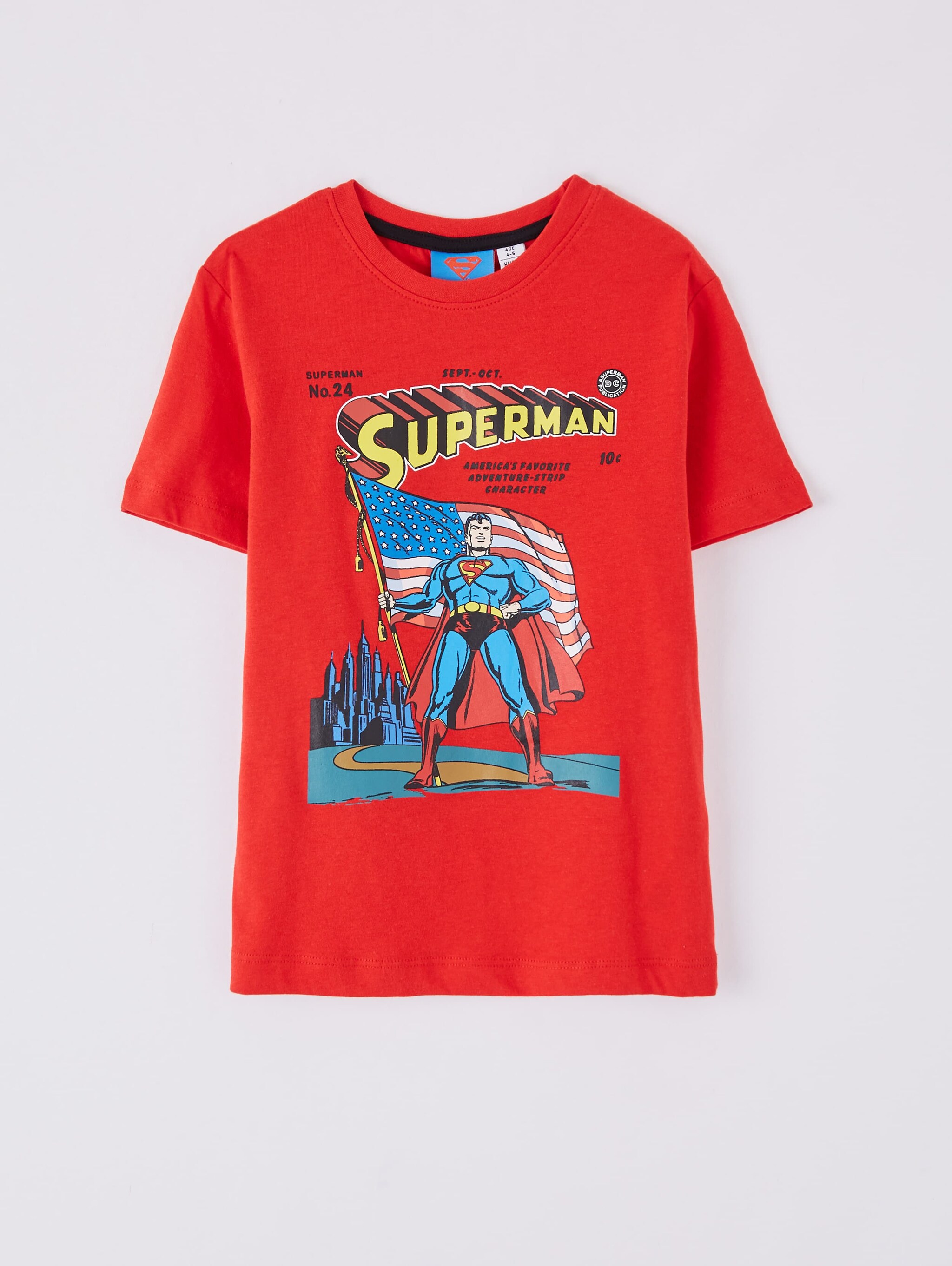red superman t shirt