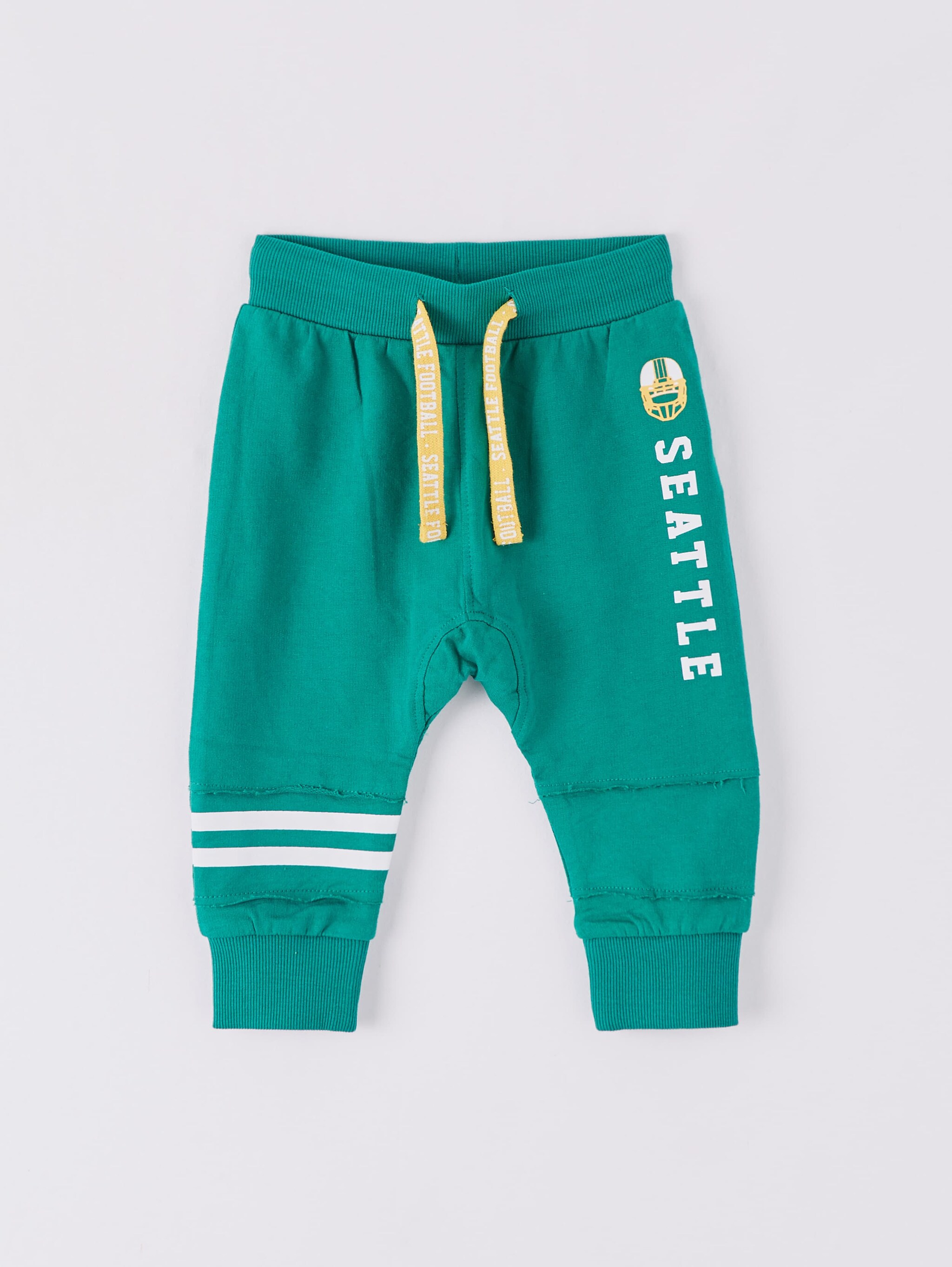 boys green joggers