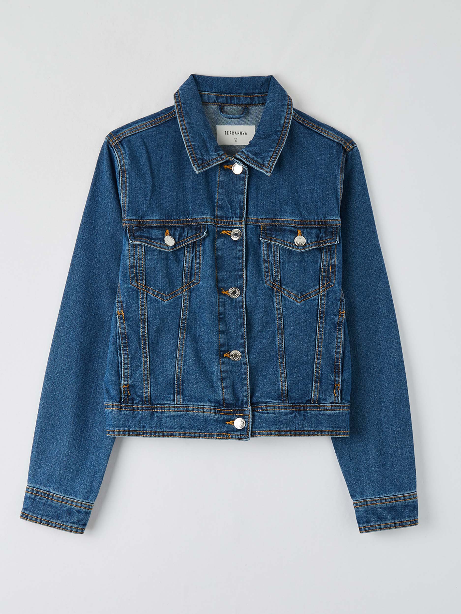 short blue denim jacket