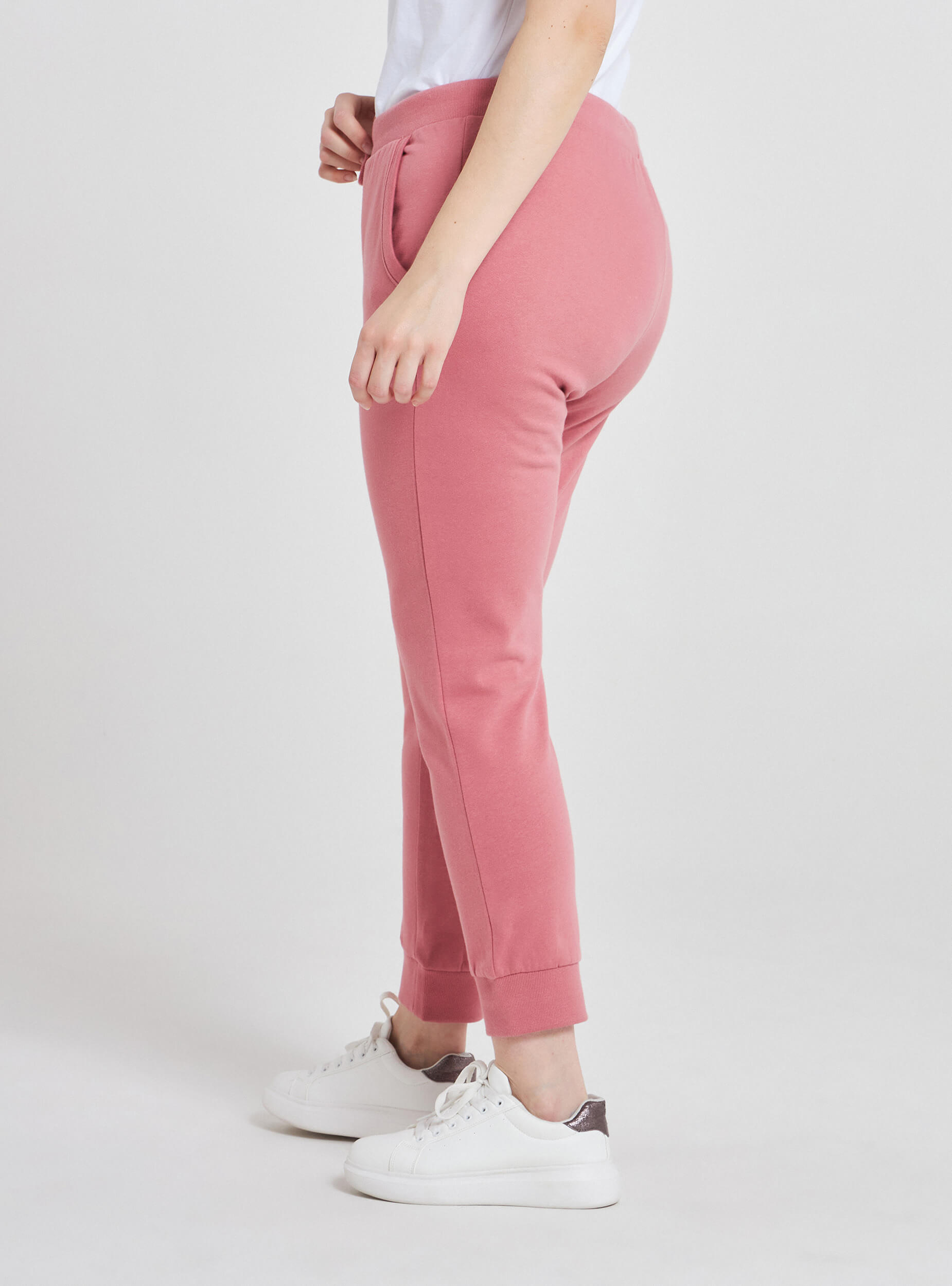 pink jogging bottoms