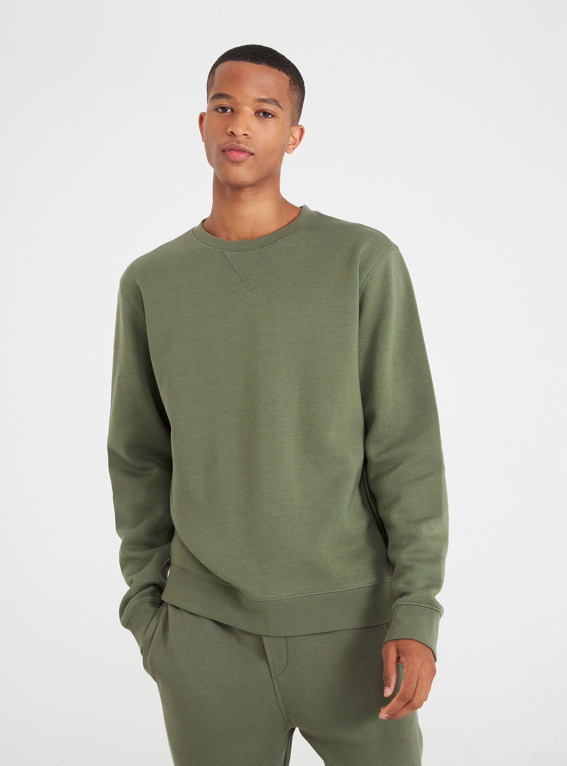 felpa verde militare