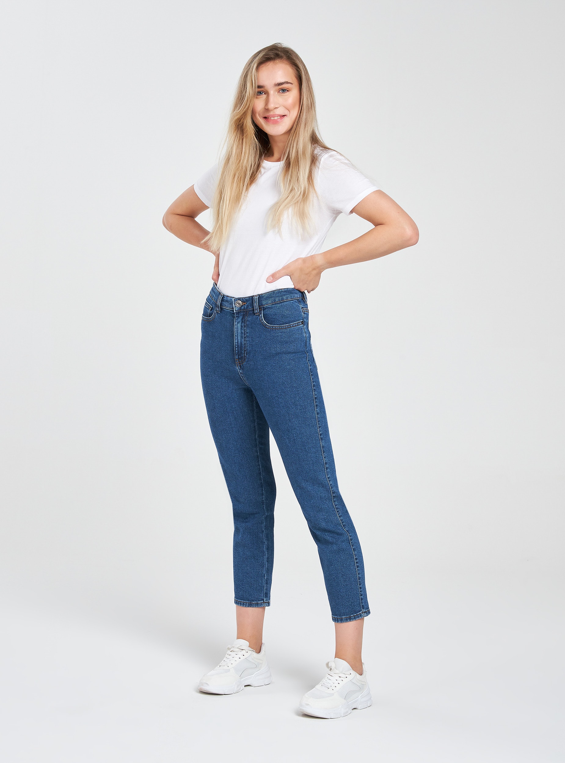 medium blue pants