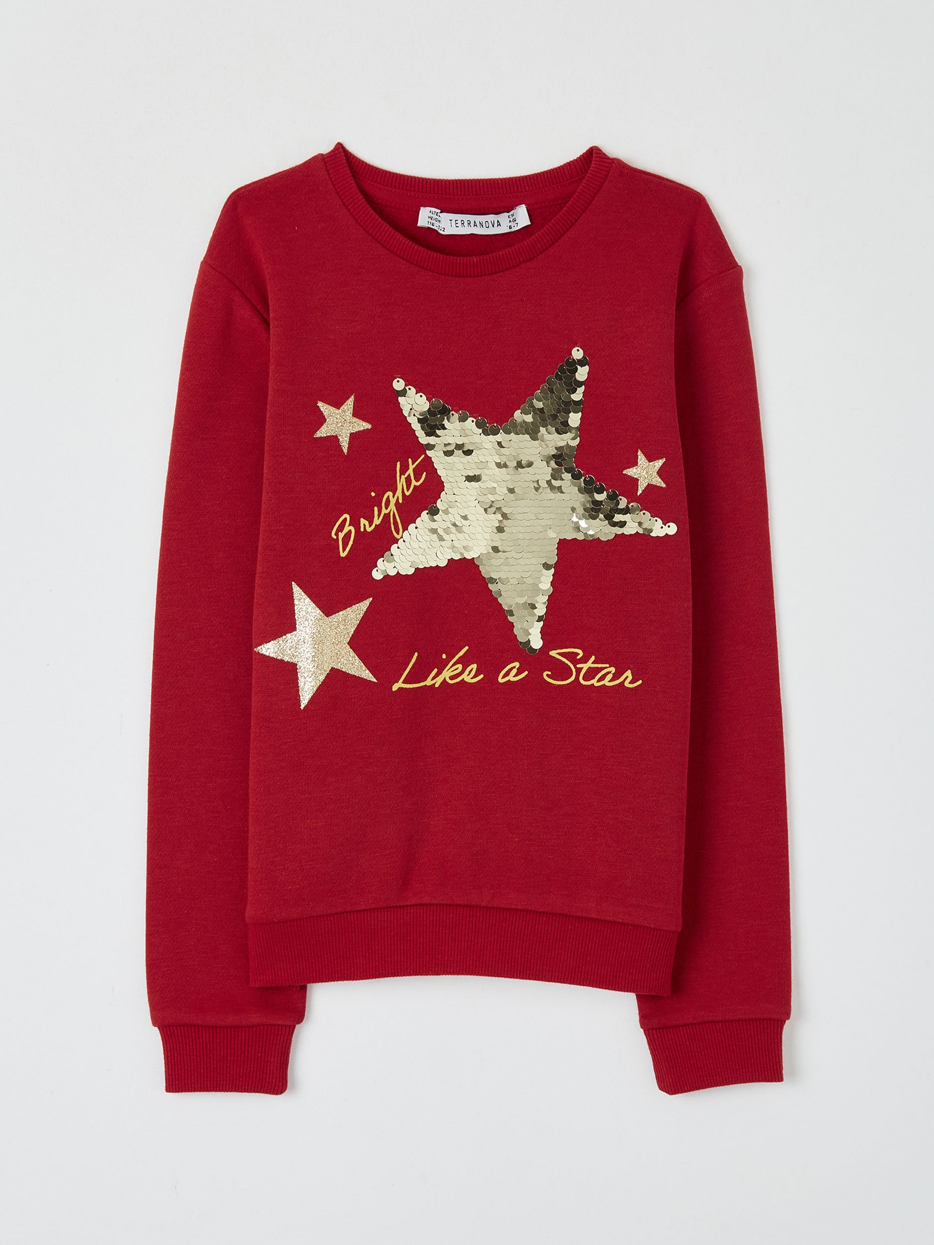 girls red sweatshirt