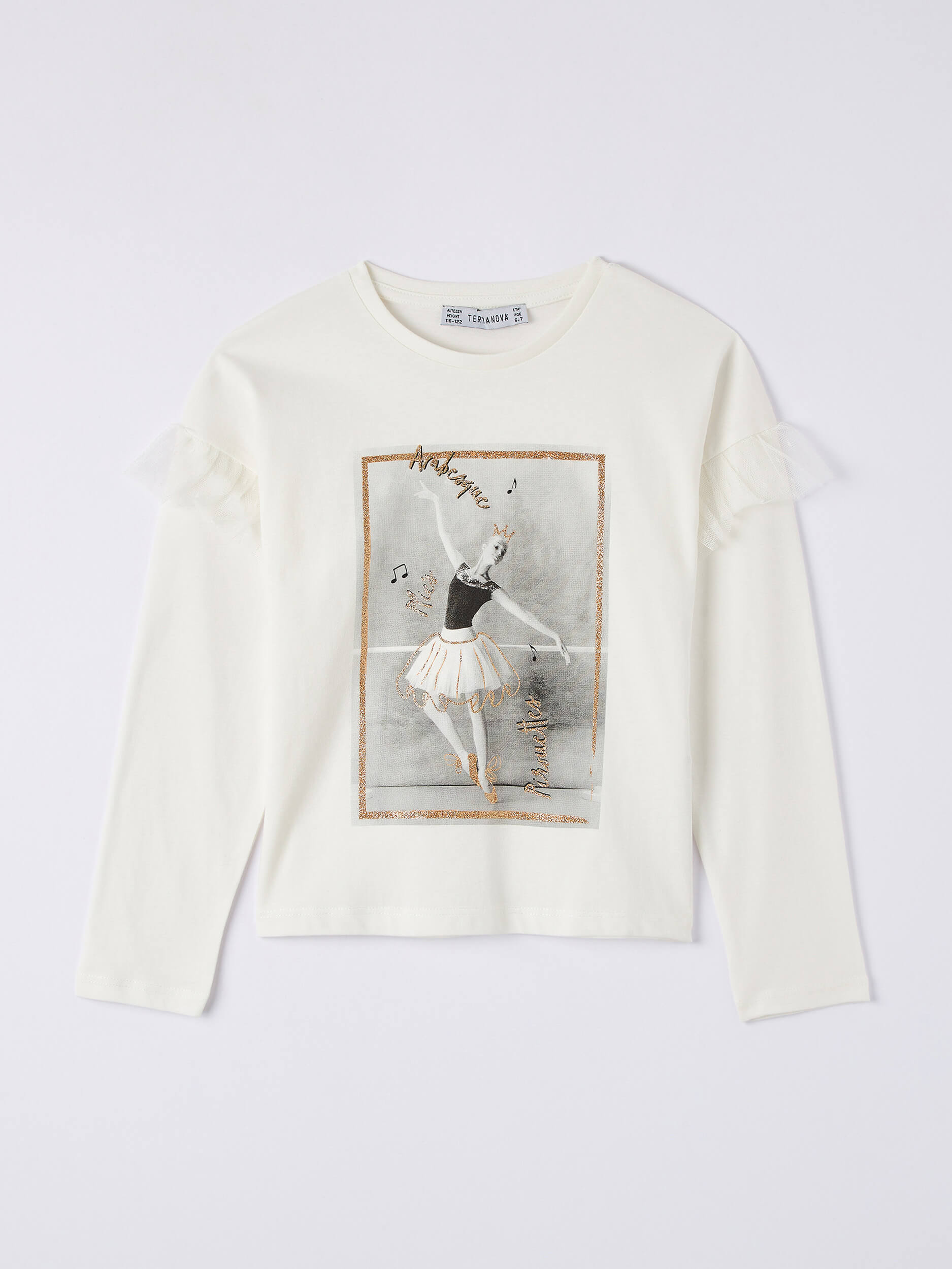 TERRANOVA T-Shirt con Stampa Ballerina Bambina 