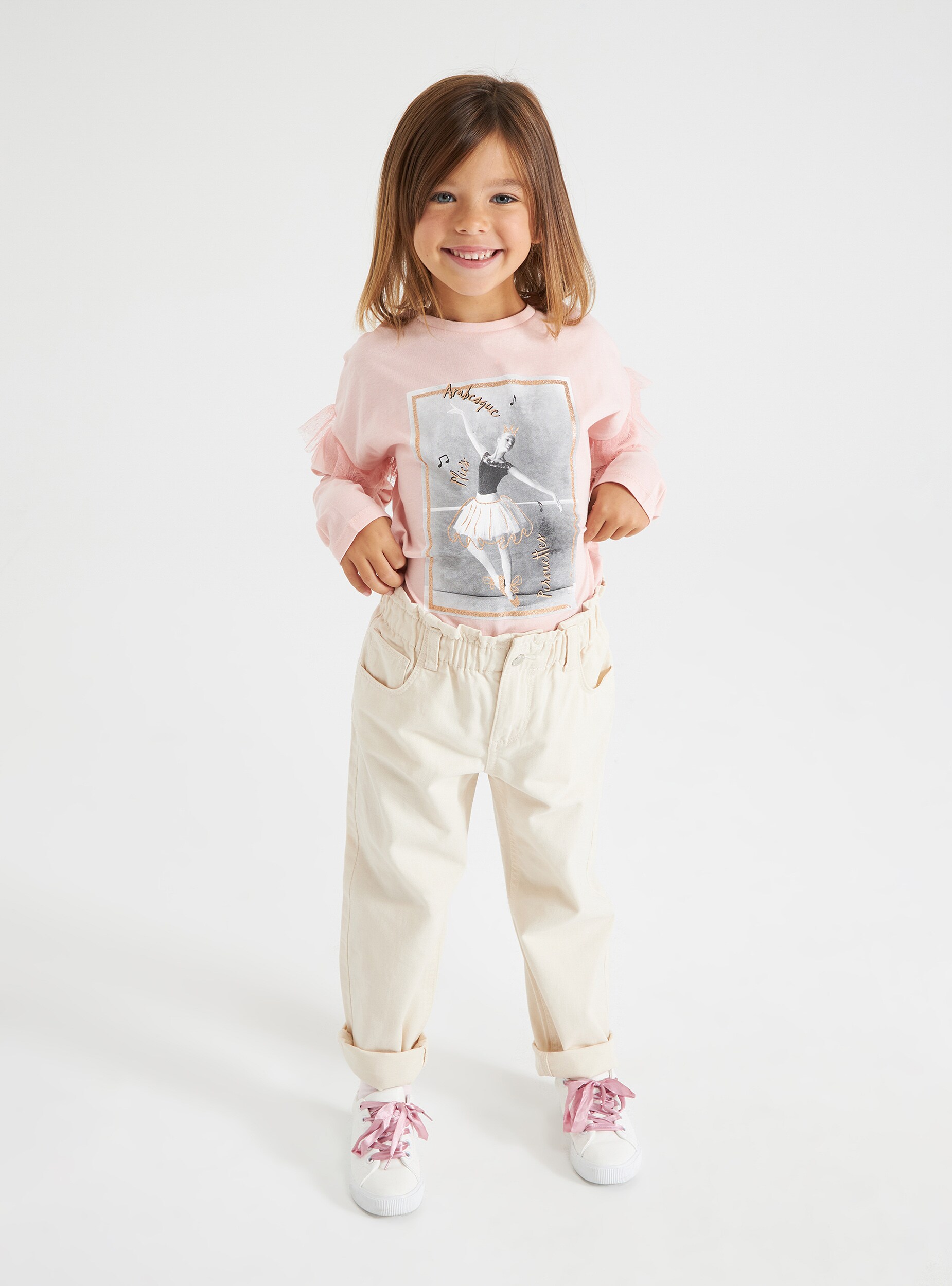 TERRANOVA T-Shirt con Stampa Ballerina Bambina TERRANOVA T-Shirt con Stampa Ballerina Bambina