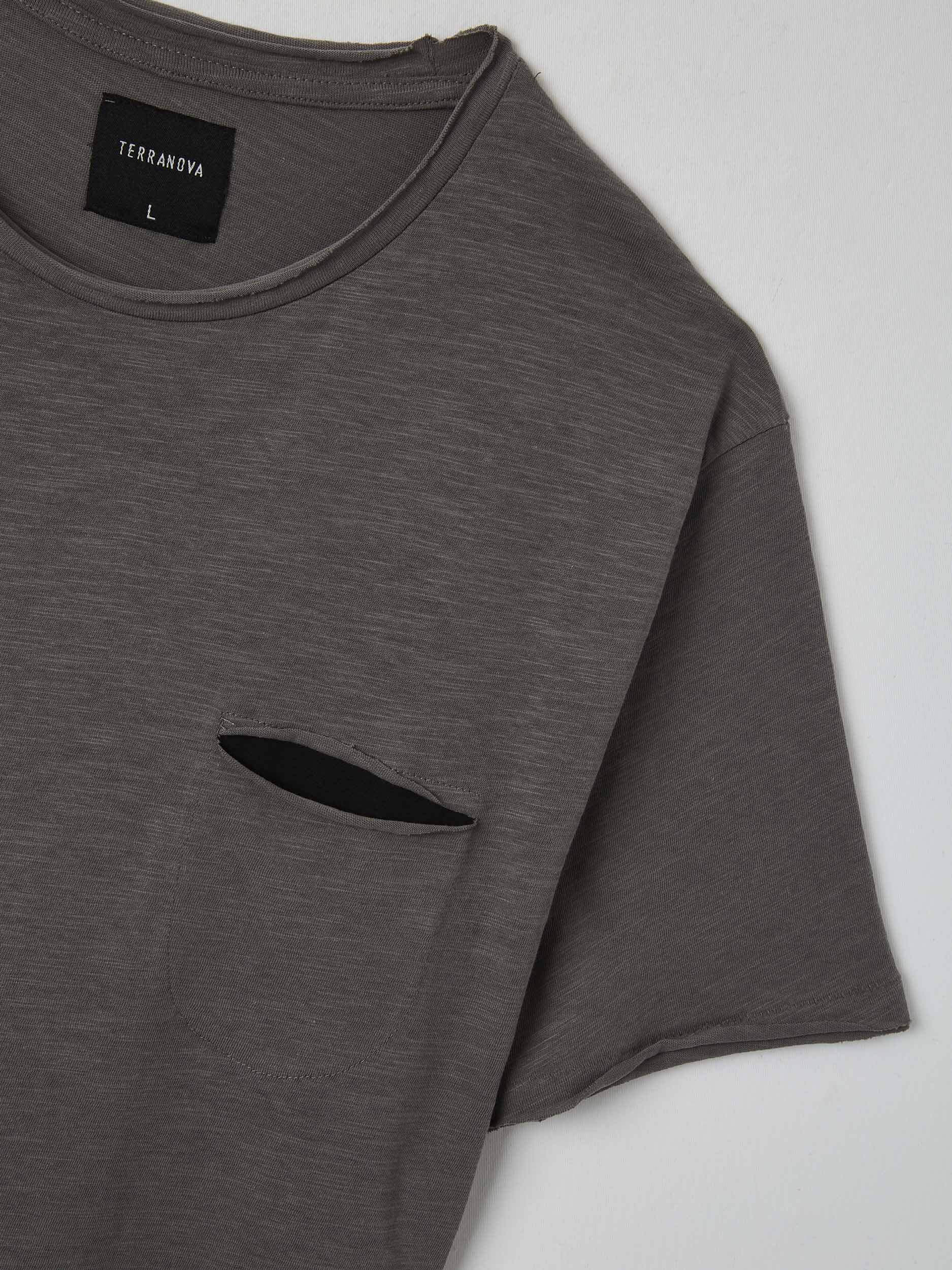 t shirt taglio vivo uomo
